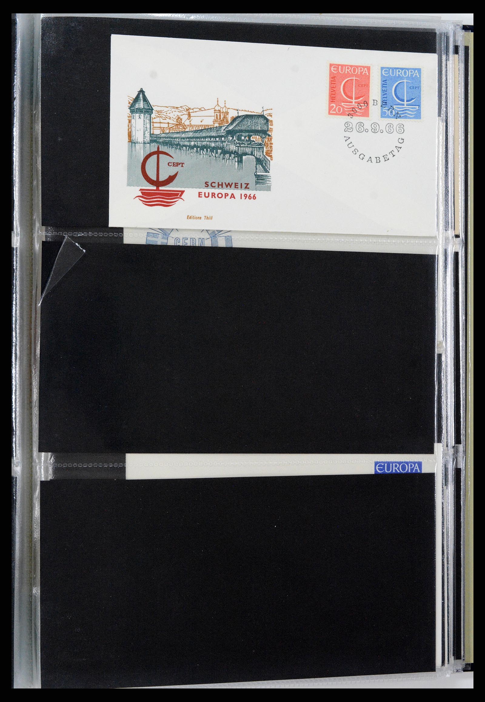 37694 149 - Postzegelverzameling 37694 Europa CEPT FDC's 1956-1970.