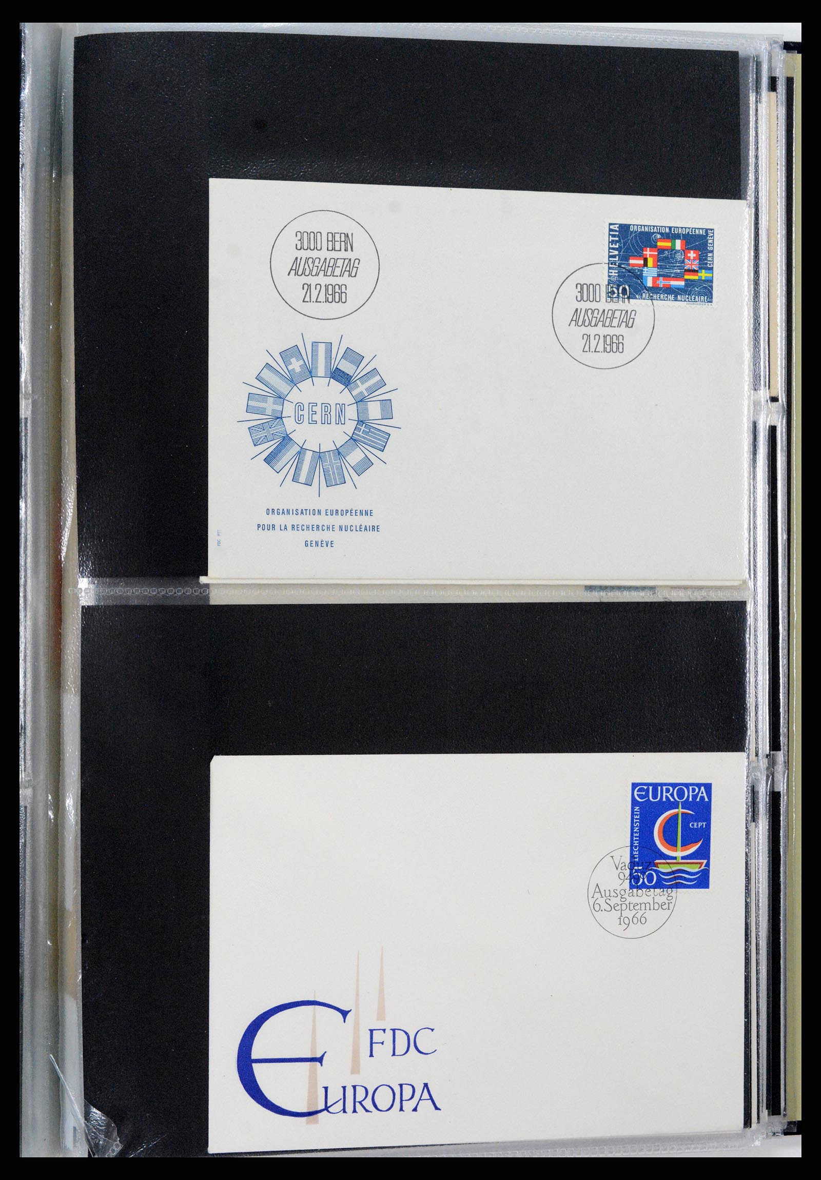 37694 150 - Postzegelverzameling 37694 Europa CEPT FDC's 1956-1970.