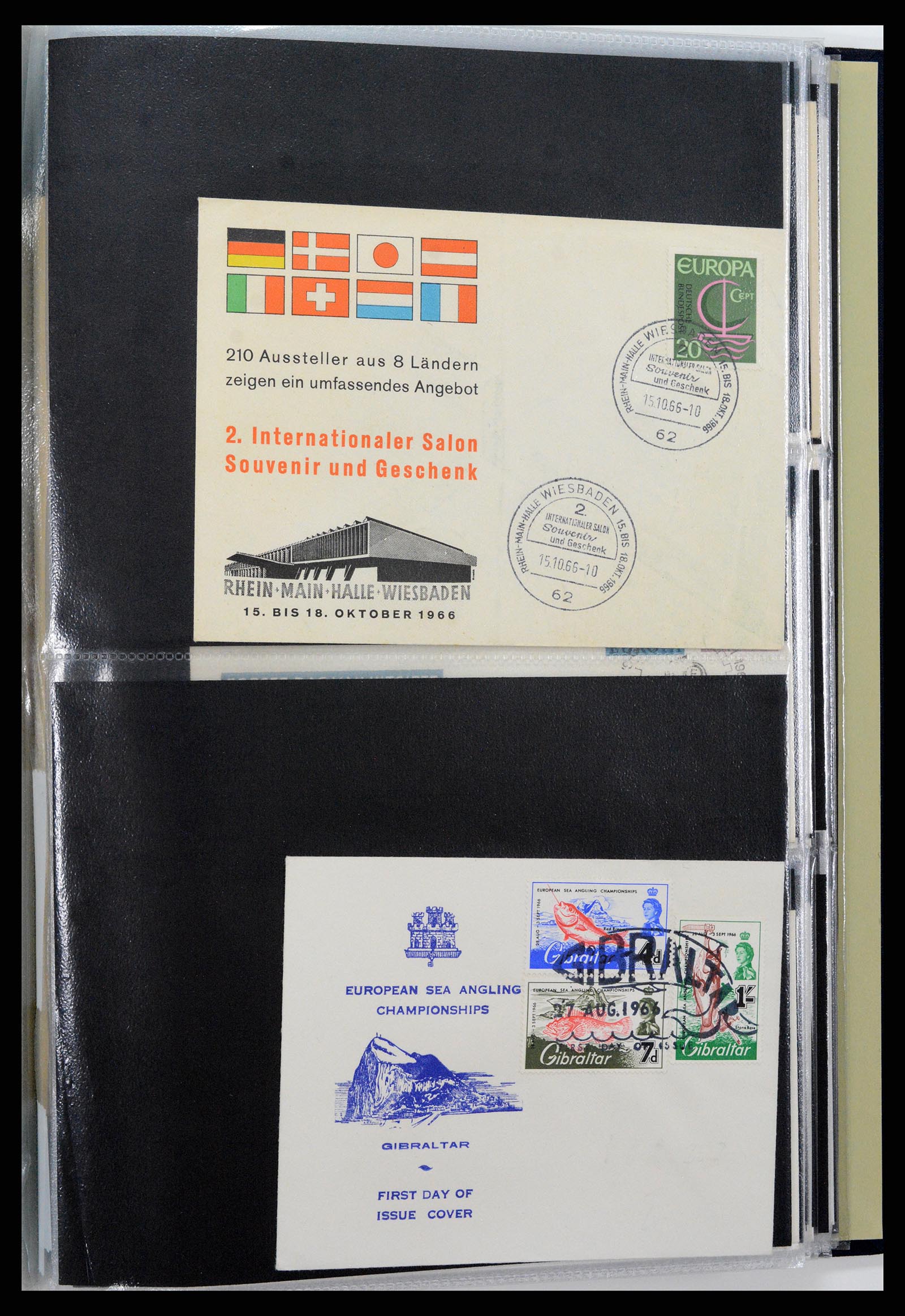 37694 152 - Postzegelverzameling 37694 Europa CEPT FDC's 1956-1970.