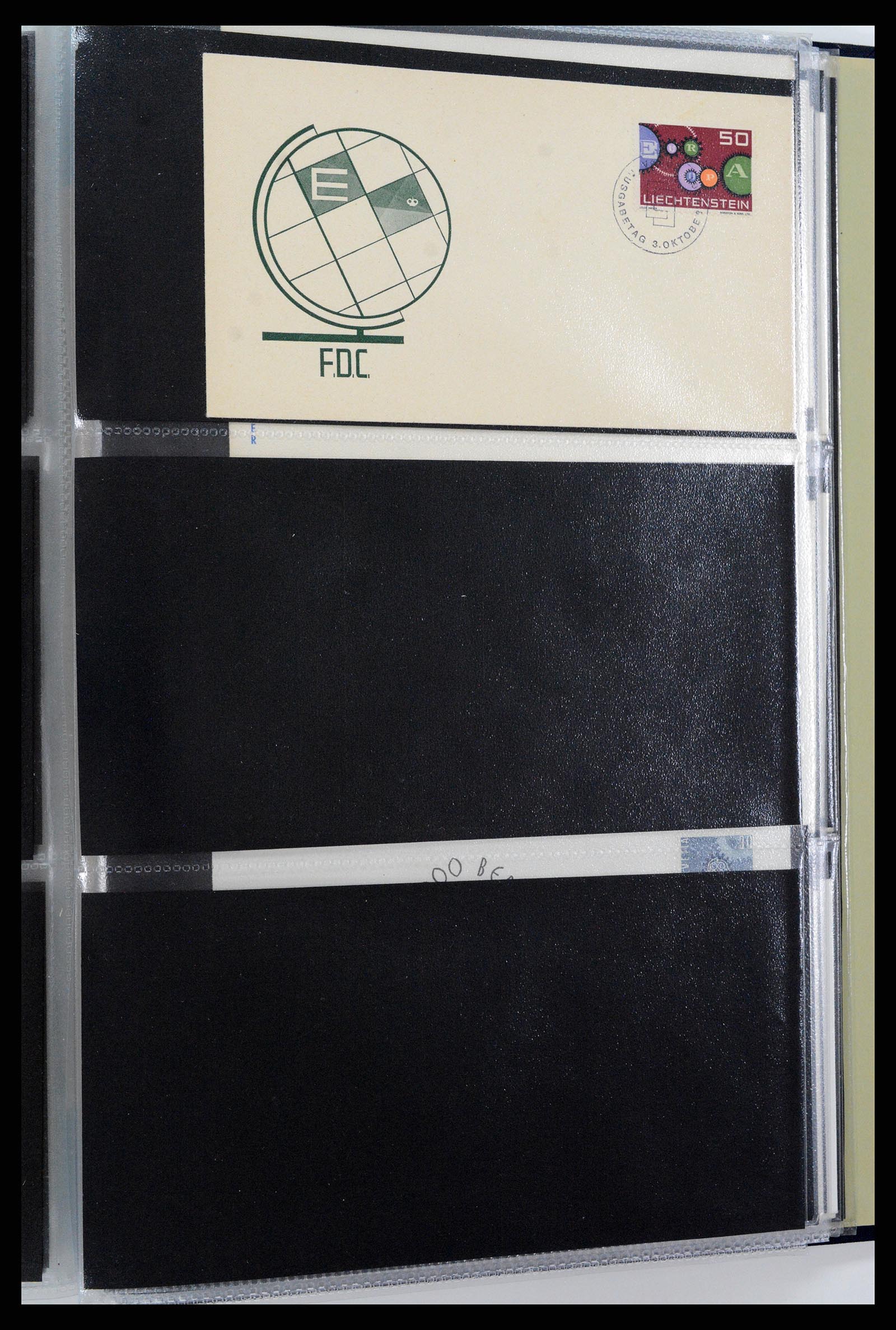 37694 163 - Postzegelverzameling 37694 Europa CEPT FDC's 1956-1970.