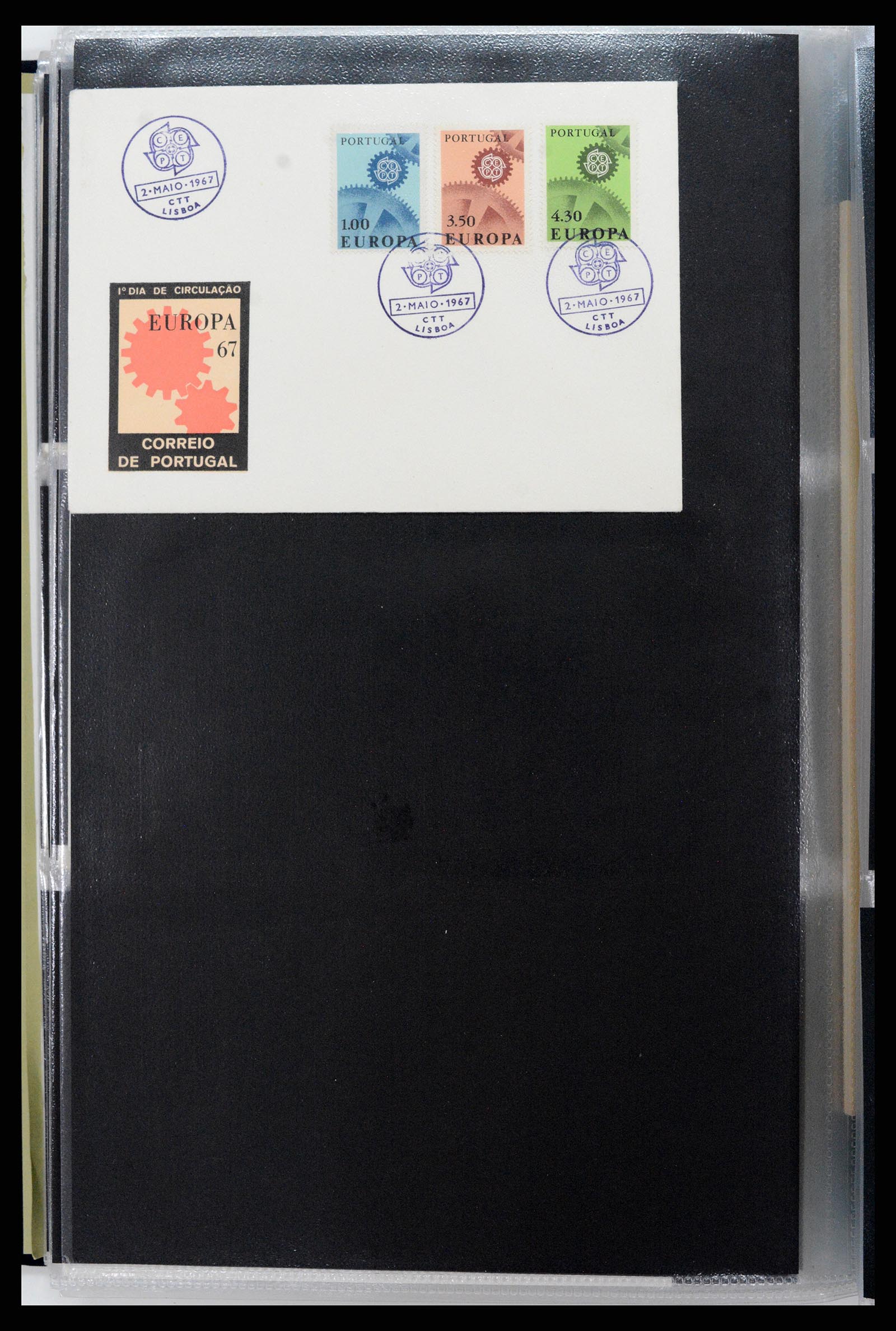 37694 165 - Postzegelverzameling 37694 Europa CEPT FDC's 1956-1970.