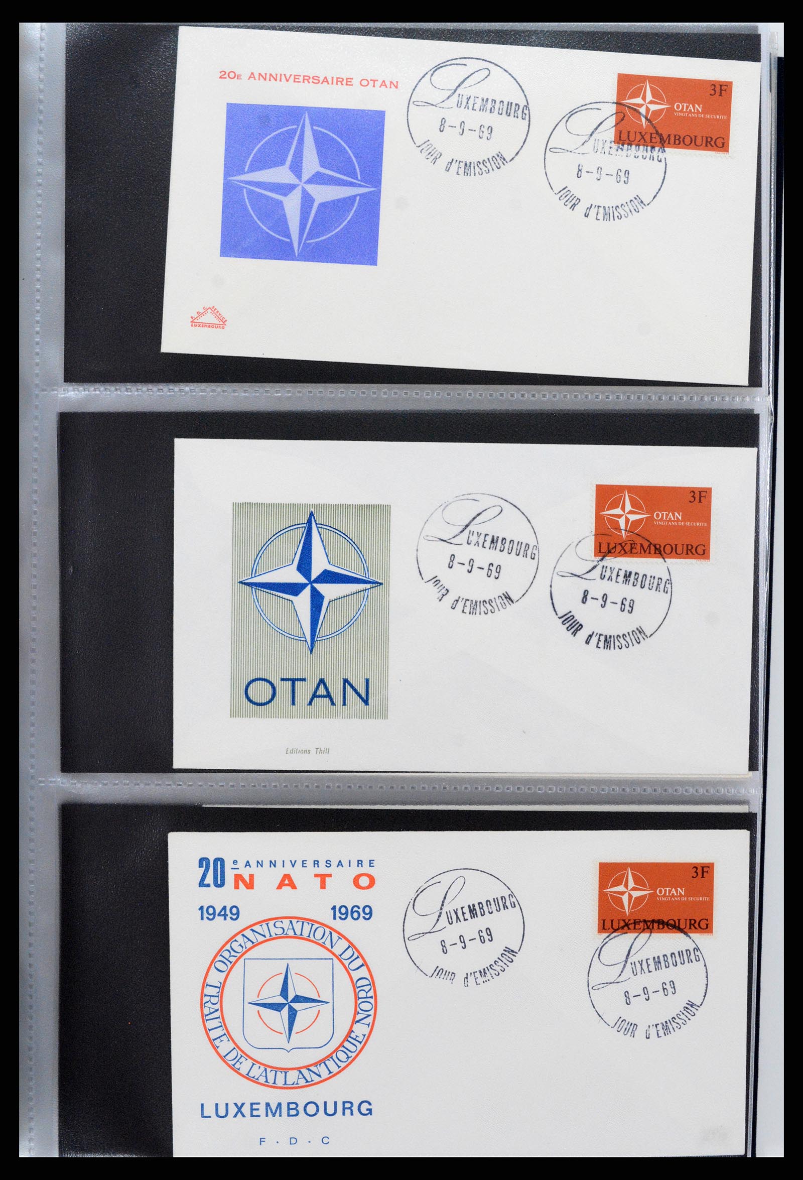 37694 178 - Postzegelverzameling 37694 Europa CEPT FDC's 1956-1970.
