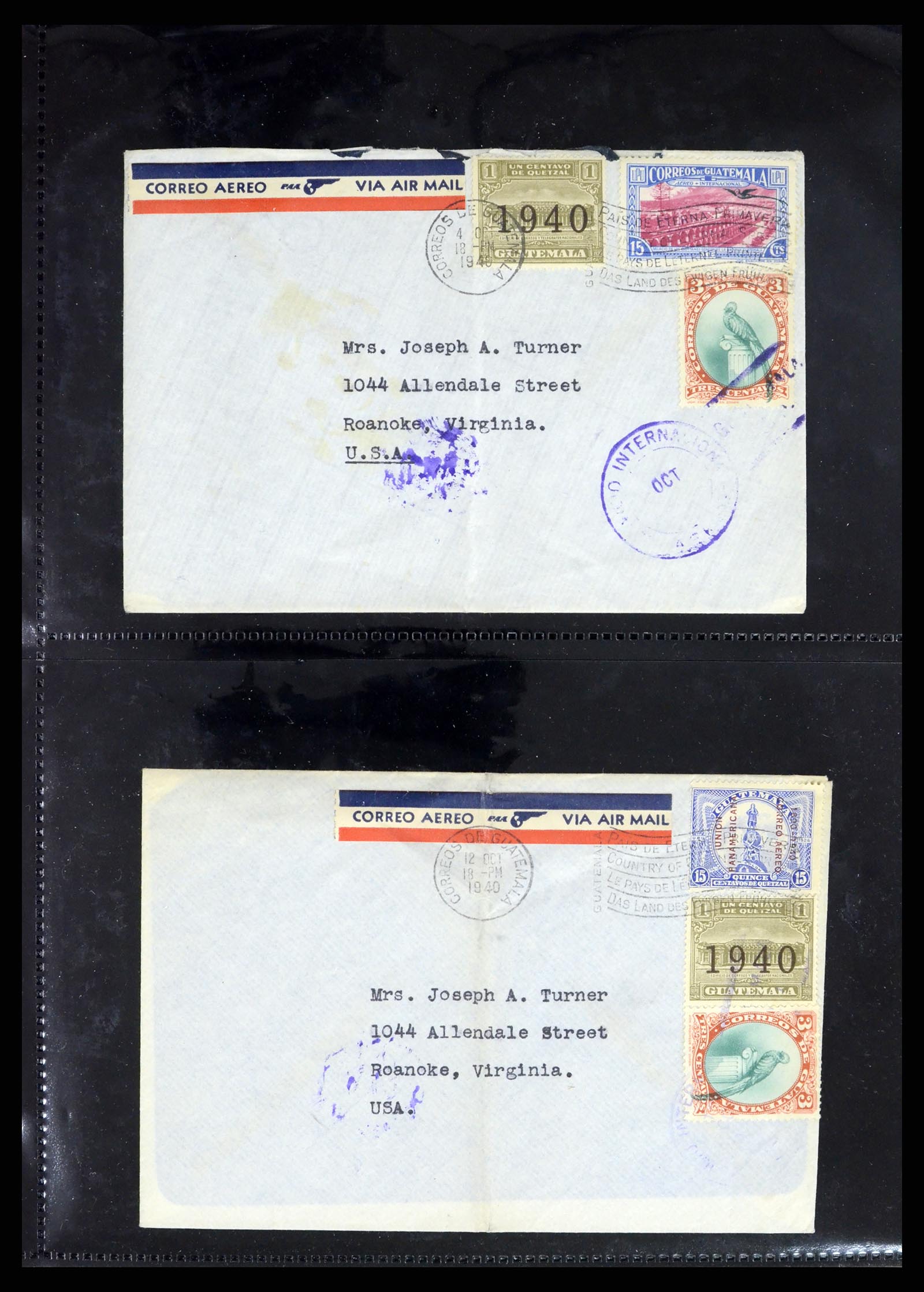 37704 0029 - Postzegelverzameling 37704 Centraal en Latijns Amerika 1855-2005.