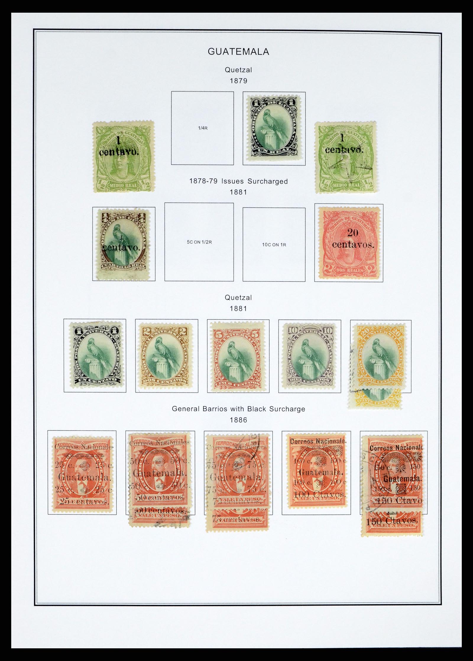 37704 0039 - Postzegelverzameling 37704 Centraal en Latijns Amerika 1855-2005.