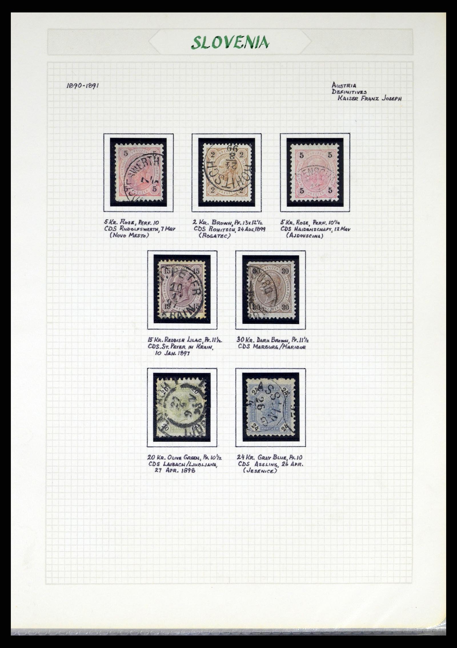 37707 0072 - Stamp collection 37707 European countries 1871-1999.