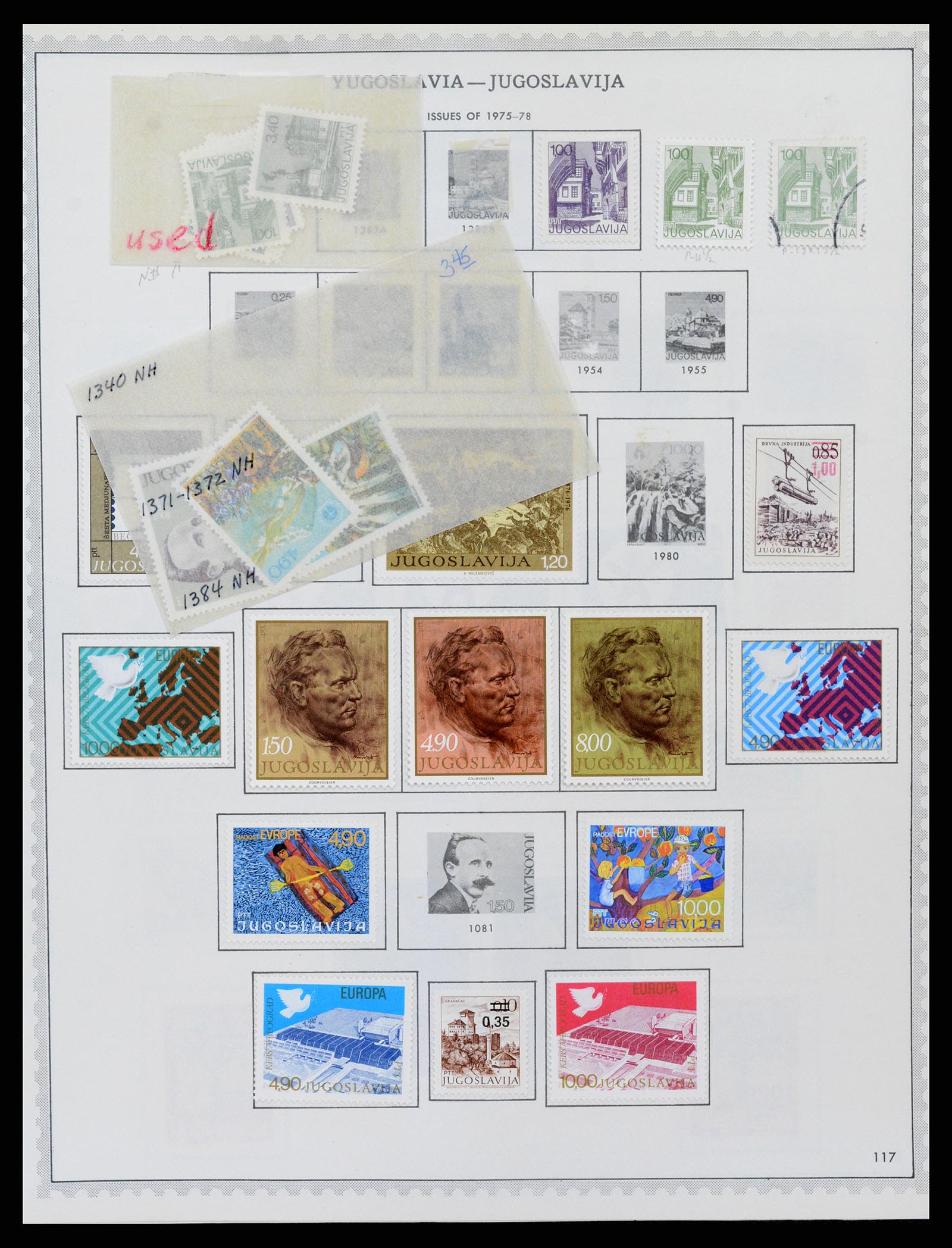 37707 1141 - Stamp collection 37707 European countries 1871-1999.