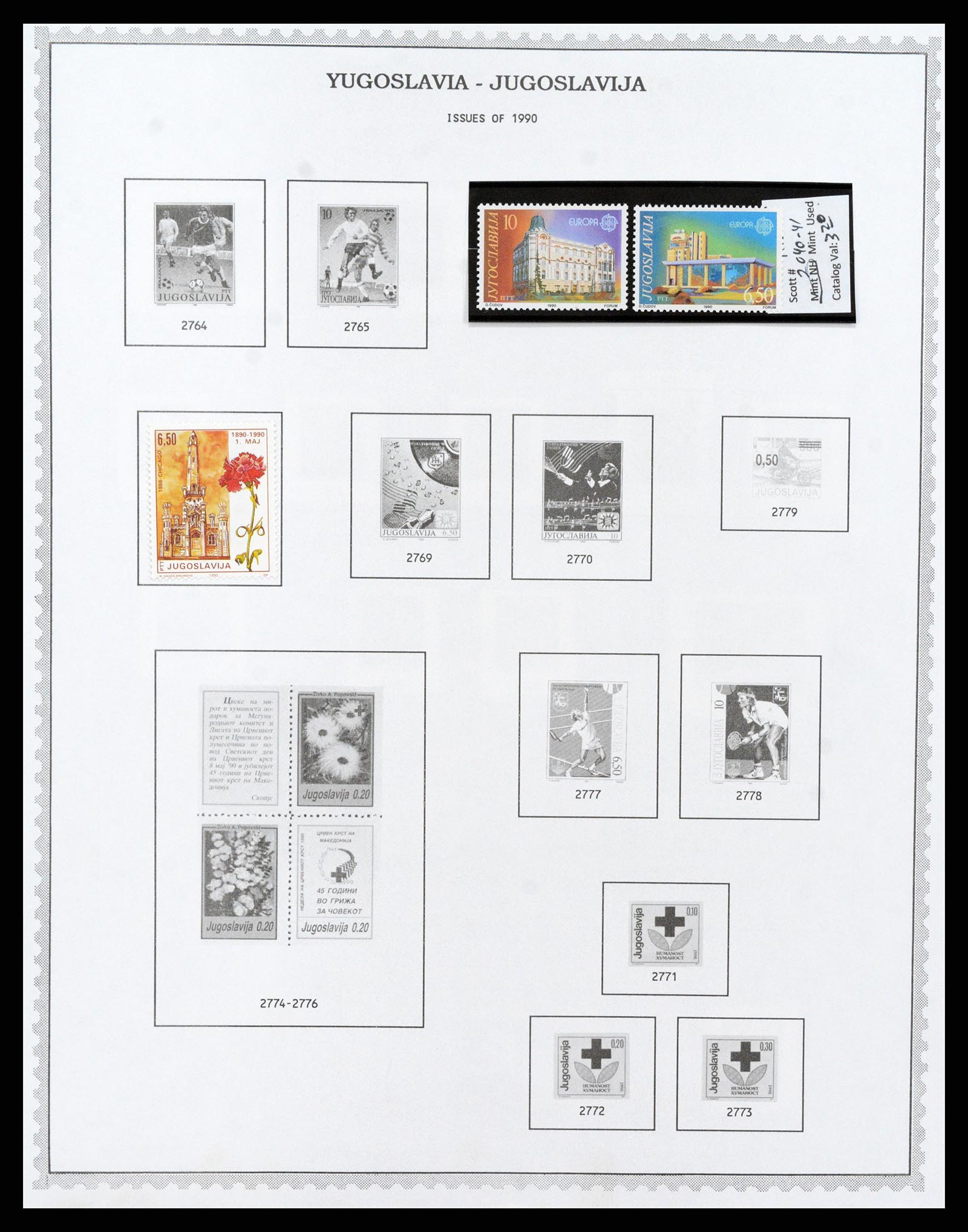 37707 1220 - Postzegelverzameling 37707 Europese landen 1871-1999.