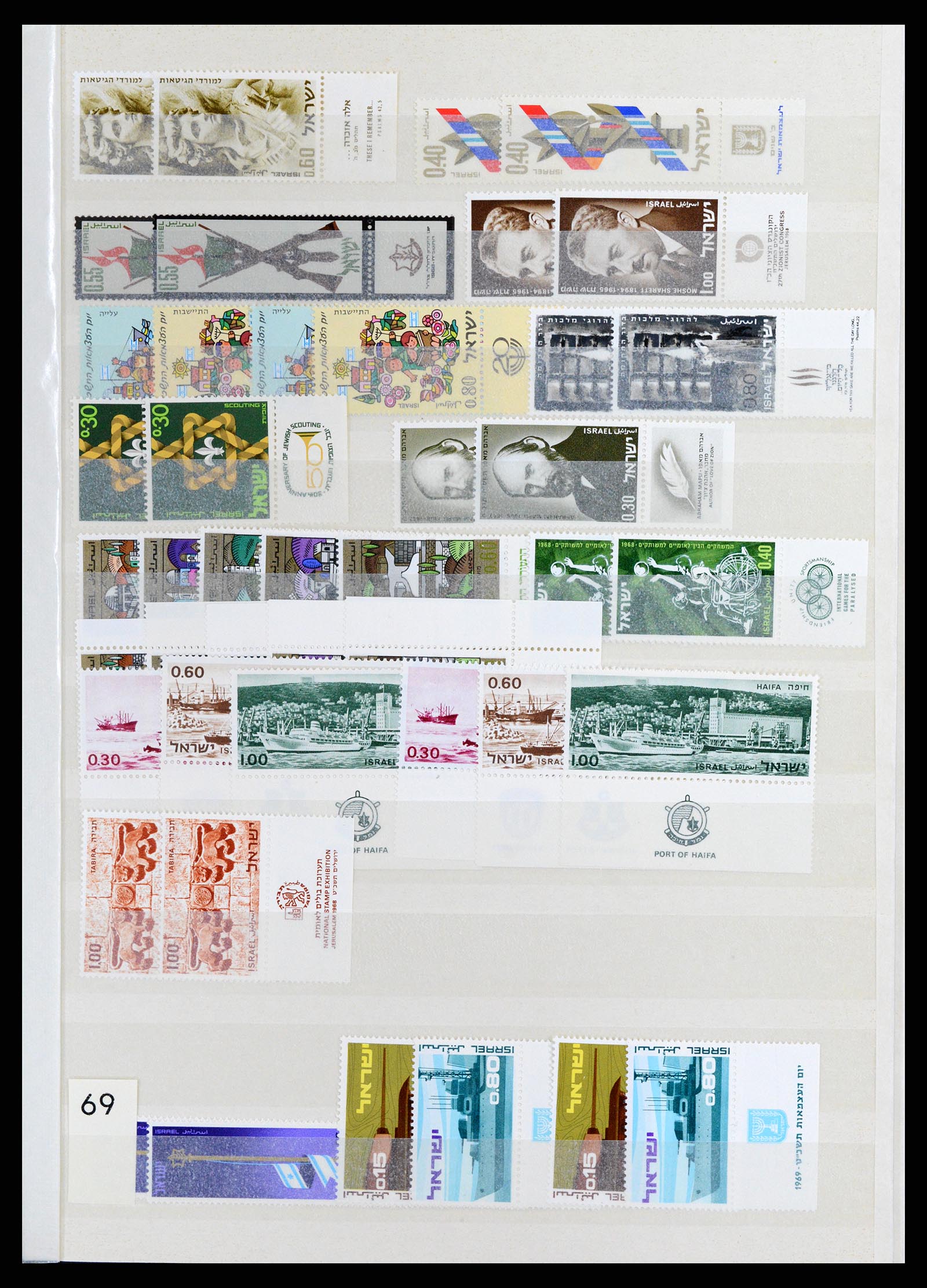 37709 190 - Postzegelverzameling 37709 Israël 1948-2020!!!