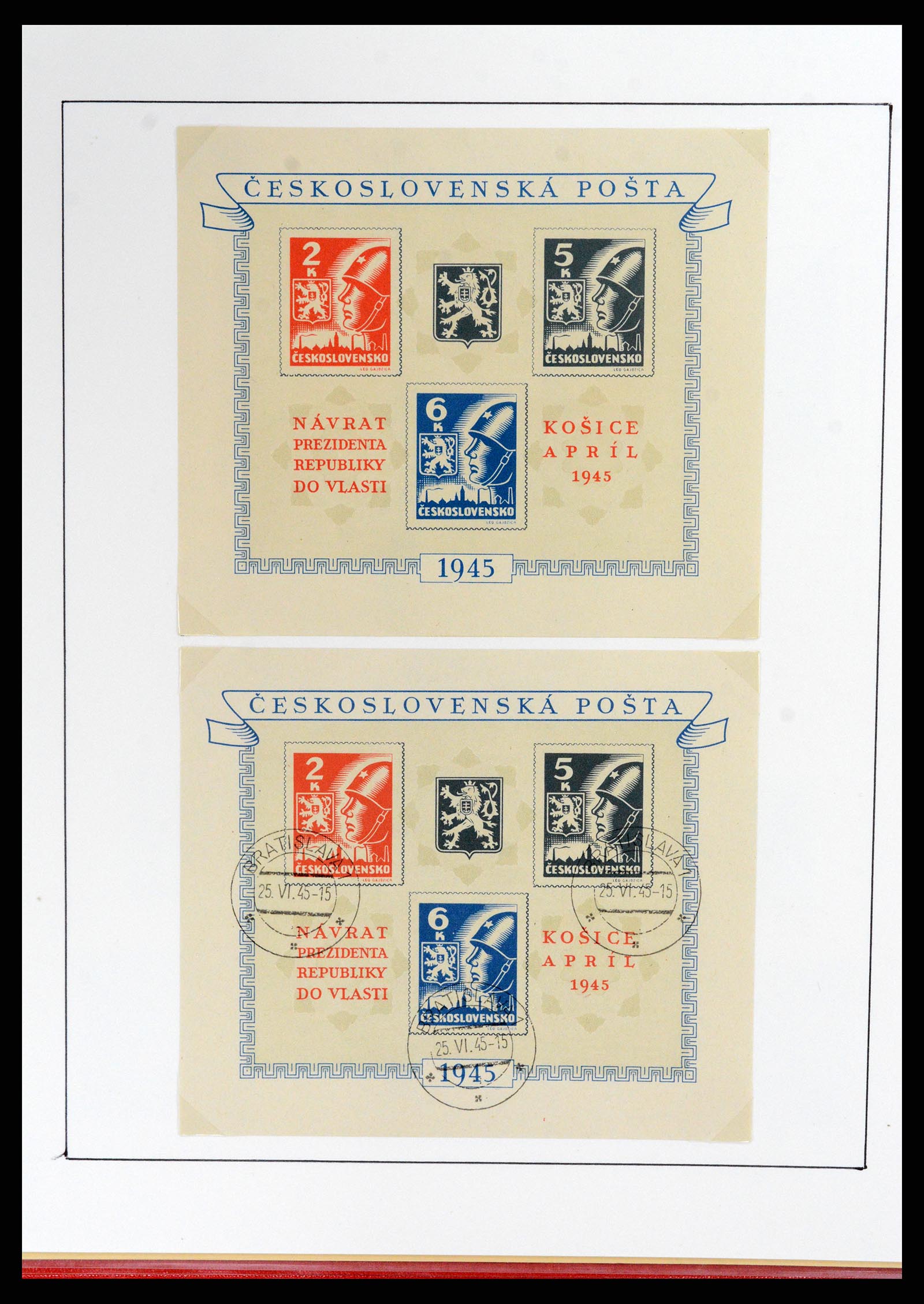 37725 062 - Postzegelverzameling 37725 Tsjechoslowakije/Slowakije/Tsjechie 1918-2