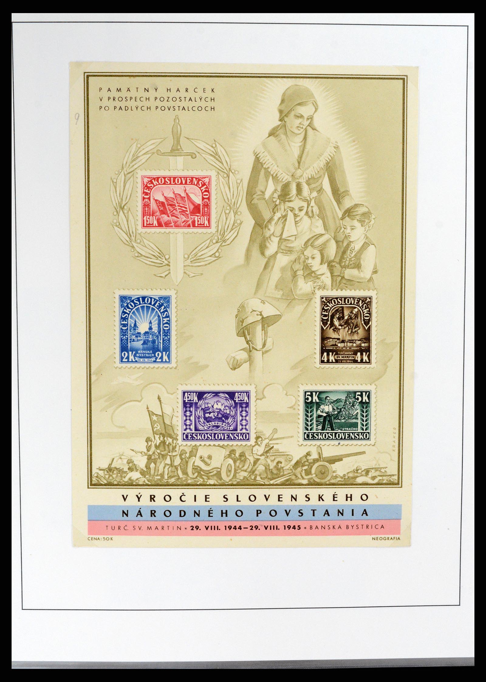 37725 063 - Postzegelverzameling 37725 Tsjechoslowakije/Slowakije/Tsjechie 1918-2