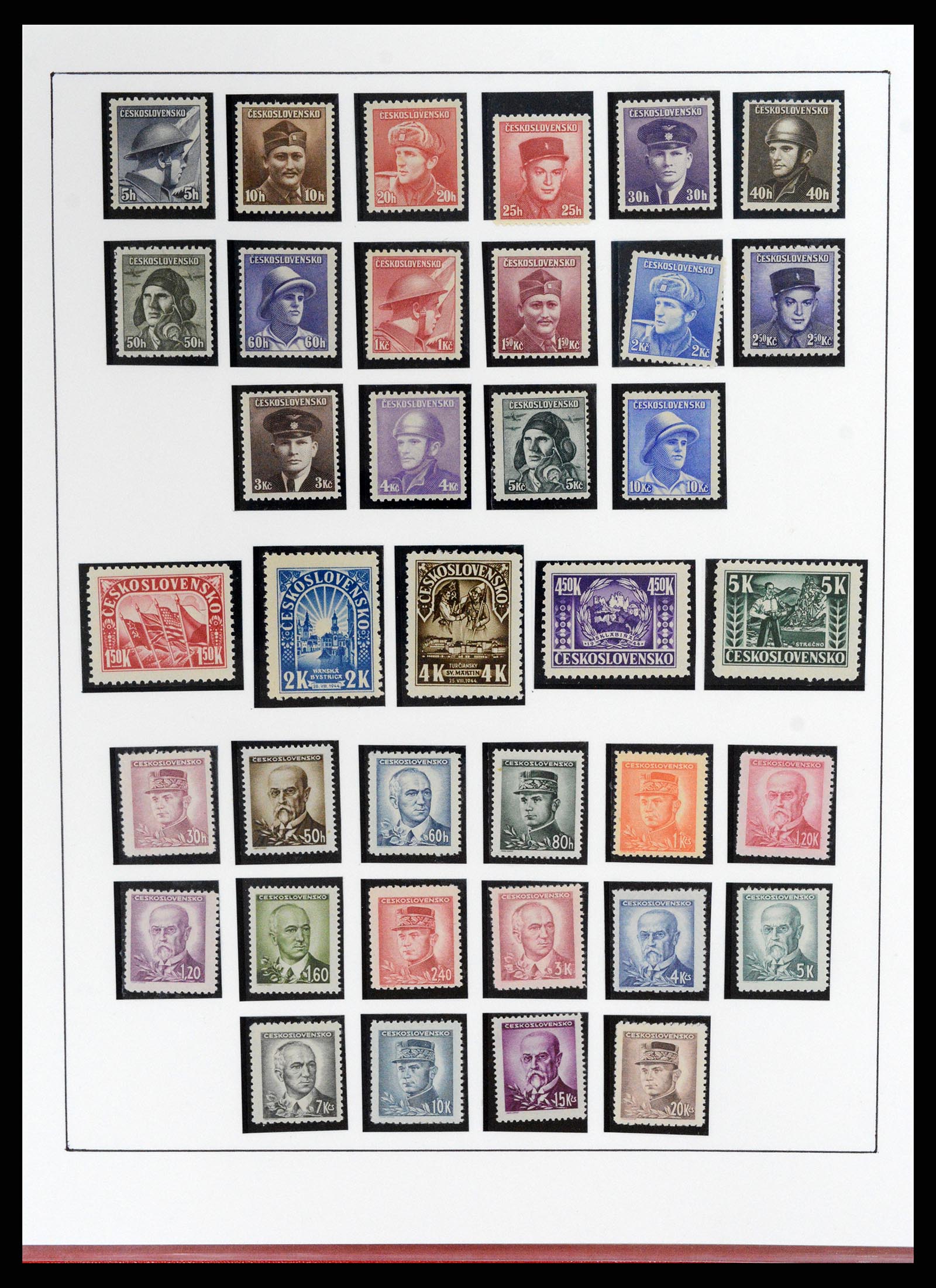 37725 064 - Postzegelverzameling 37725 Tsjechoslowakije/Slowakije/Tsjechie 1918-2
