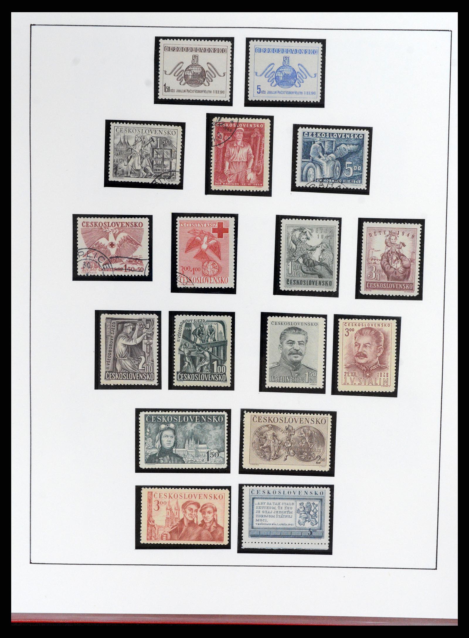 37725 068 - Postzegelverzameling 37725 Tsjechoslowakije/Slowakije/Tsjechie 1918-2