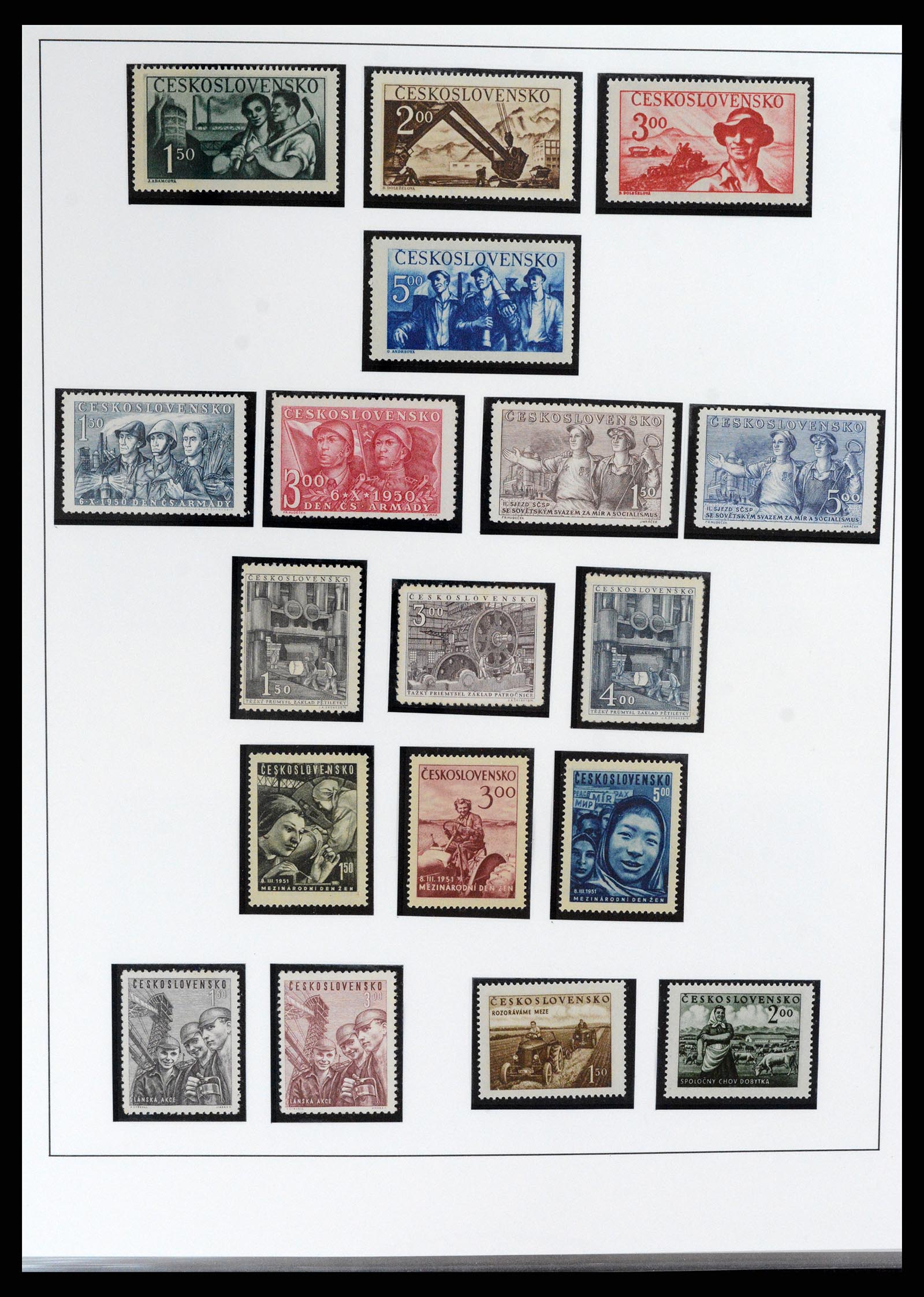 37725 069 - Postzegelverzameling 37725 Tsjechoslowakije/Slowakije/Tsjechie 1918-2