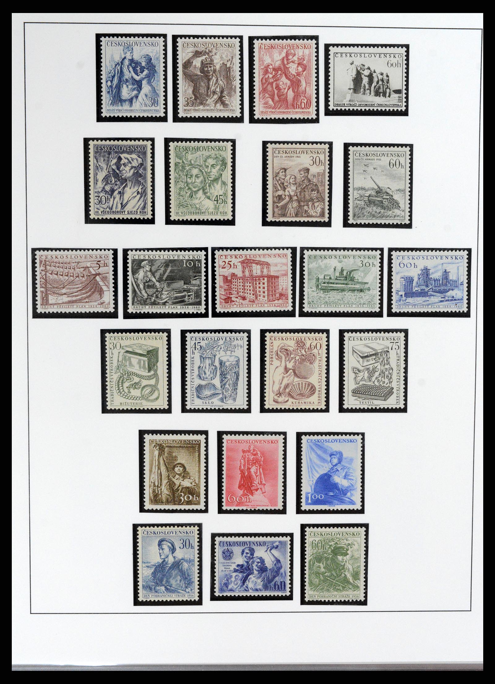 37725 079 - Postzegelverzameling 37725 Tsjechoslowakije/Slowakije/Tsjechie 1918-2