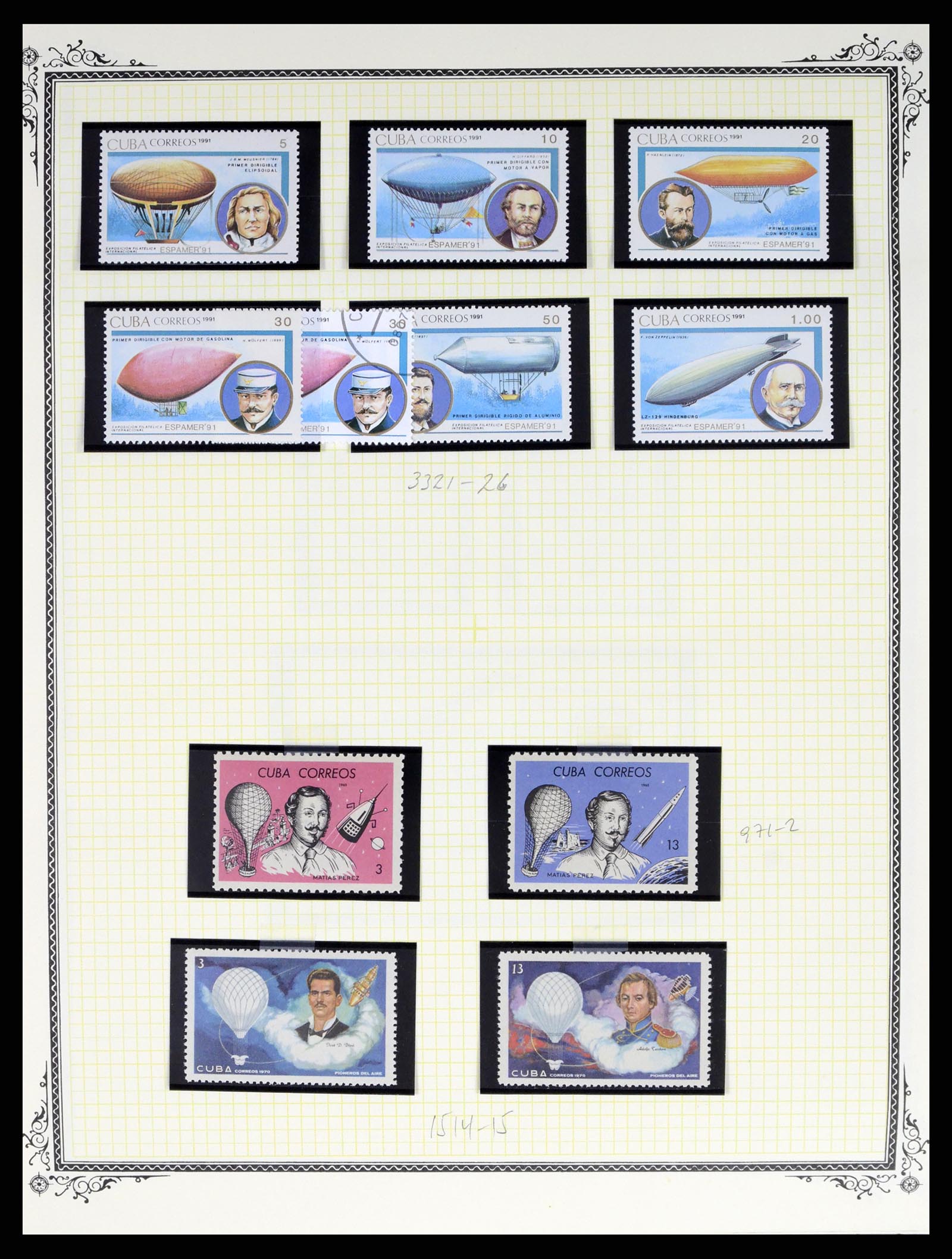 37728 081 - Postzegelverzameling 37728 Motief luchtpost 1930-2000.