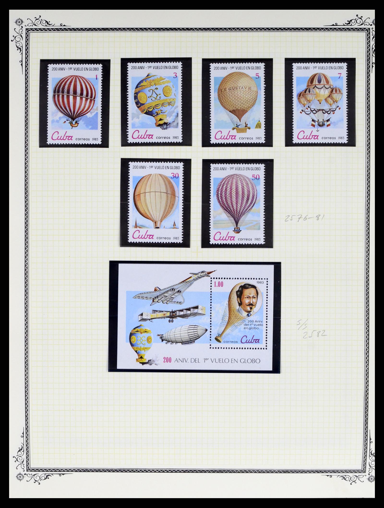 37728 082 - Postzegelverzameling 37728 Motief luchtpost 1930-2000.