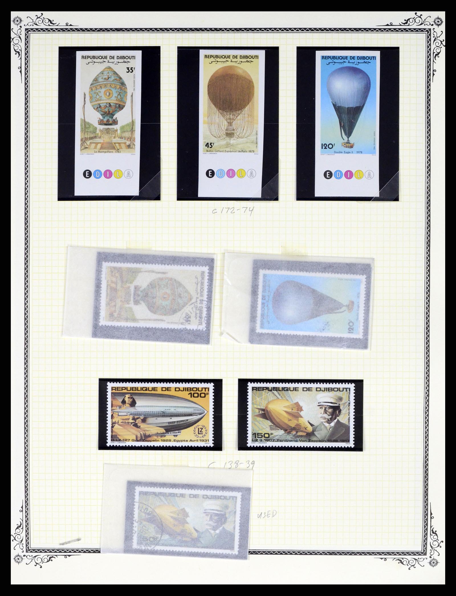 37728 094 - Postzegelverzameling 37728 Motief luchtpost 1930-2000.