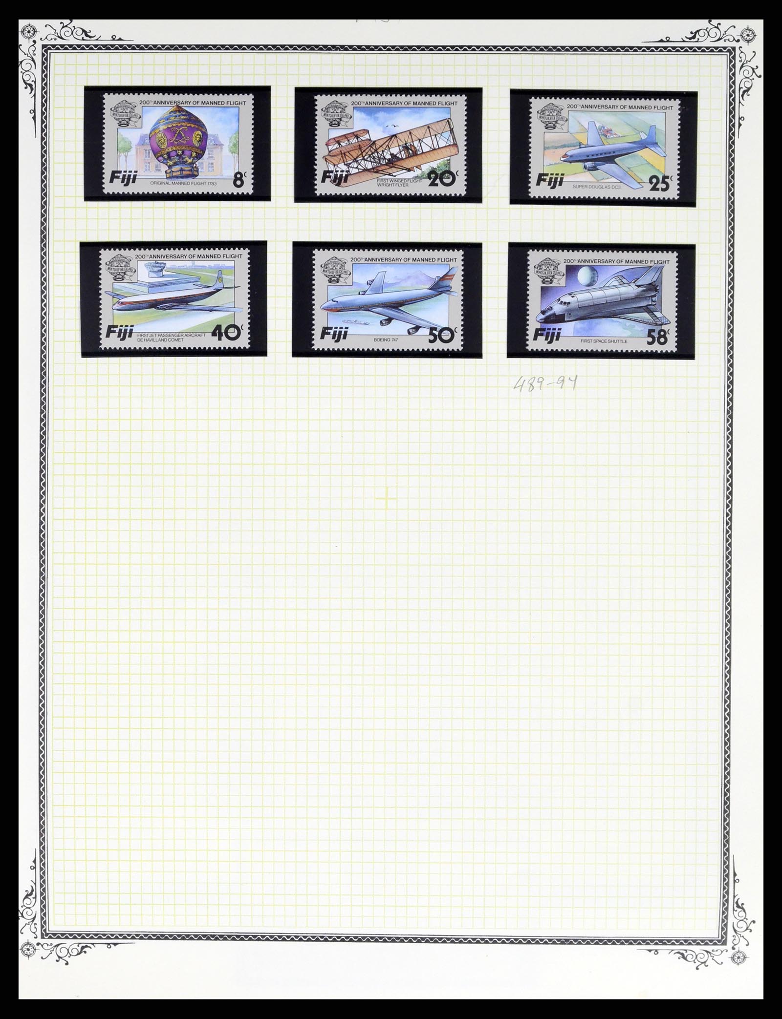 37728 097 - Postzegelverzameling 37728 Motief luchtpost 1930-2000.