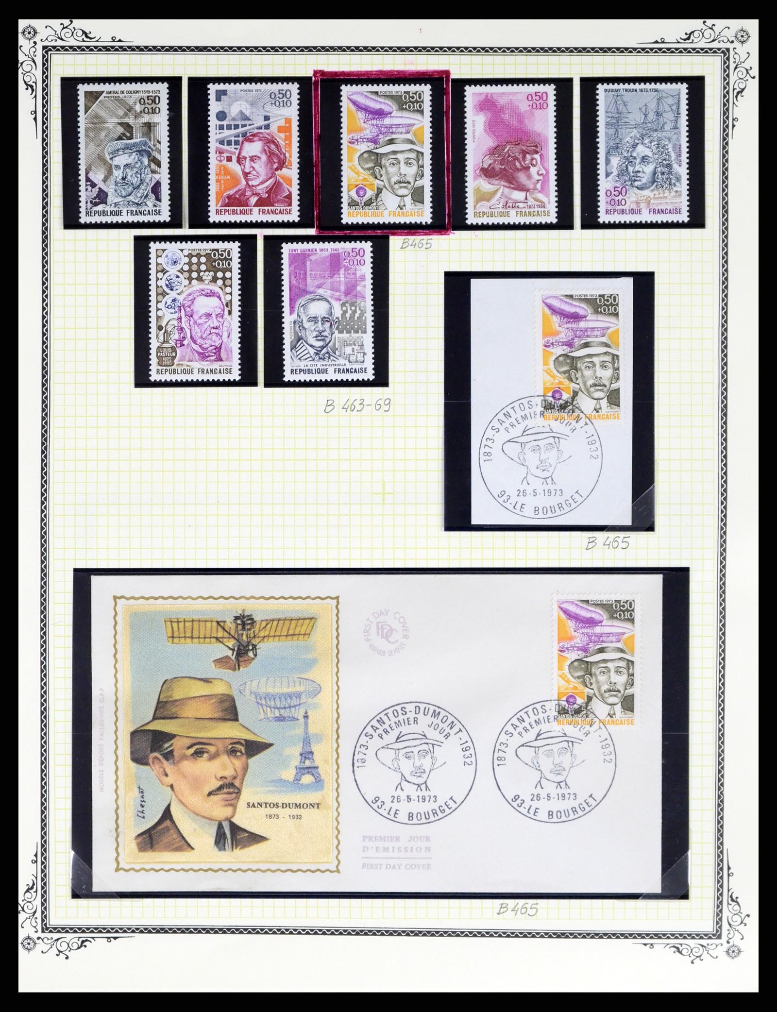 37728 100 - Postzegelverzameling 37728 Motief luchtpost 1930-2000.