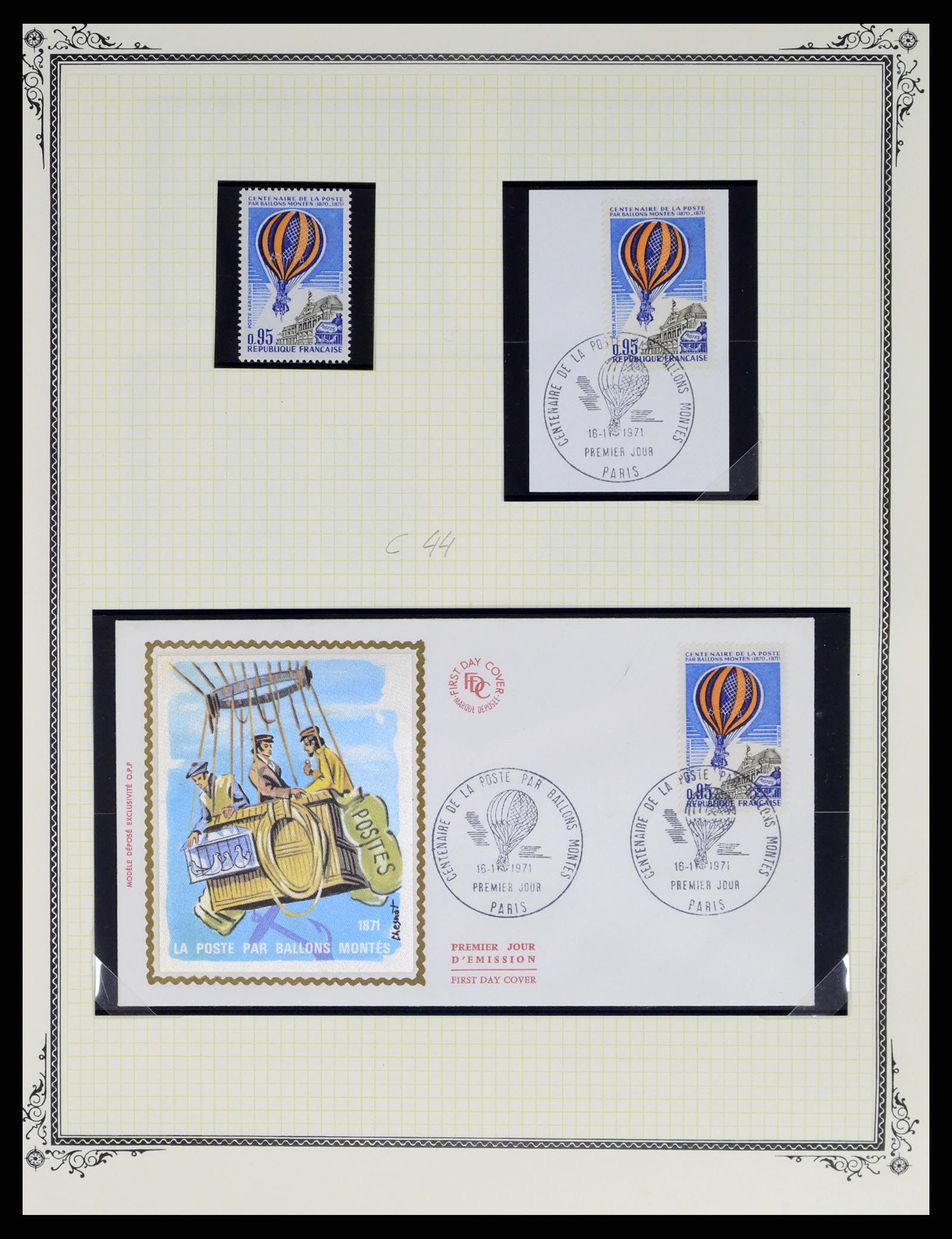 37728 101 - Postzegelverzameling 37728 Motief luchtpost 1930-2000.