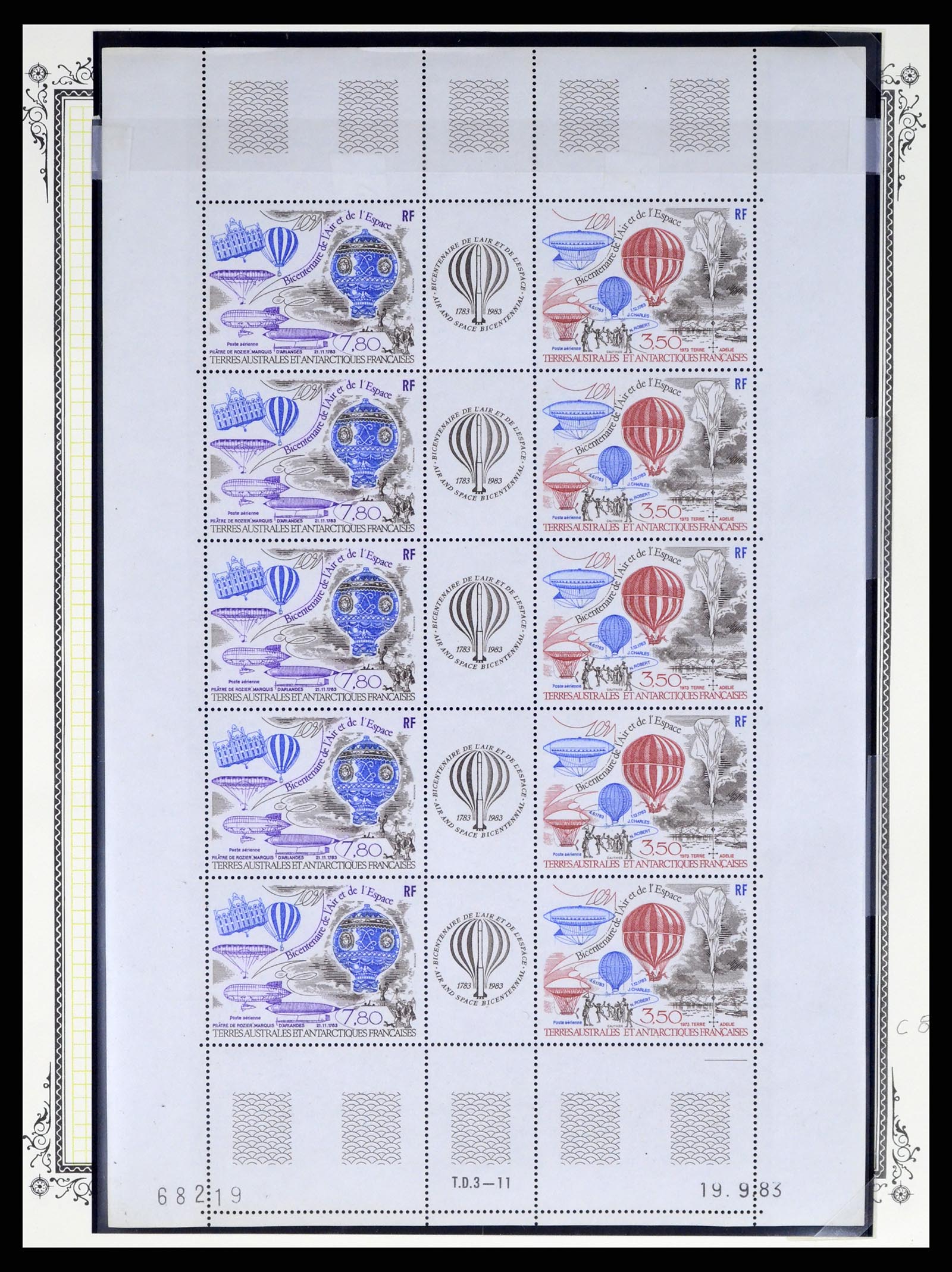 37728 105 - Postzegelverzameling 37728 Motief luchtpost 1930-2000.