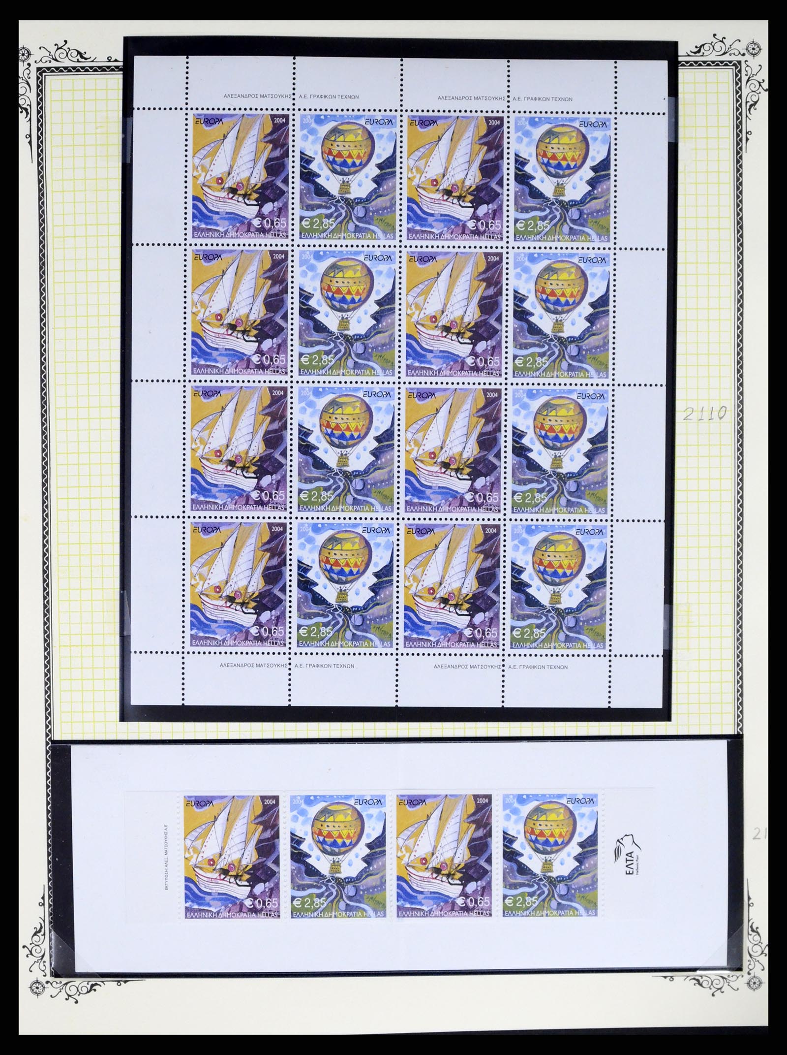 37728 113 - Postzegelverzameling 37728 Motief luchtpost 1930-2000.