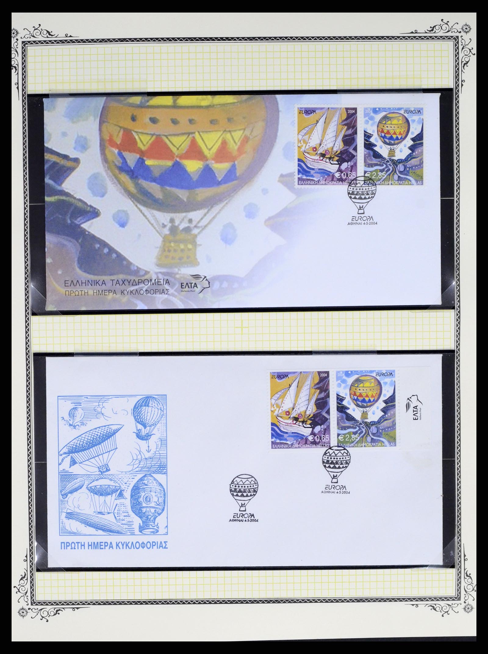 37728 115 - Postzegelverzameling 37728 Motief luchtpost 1930-2000.