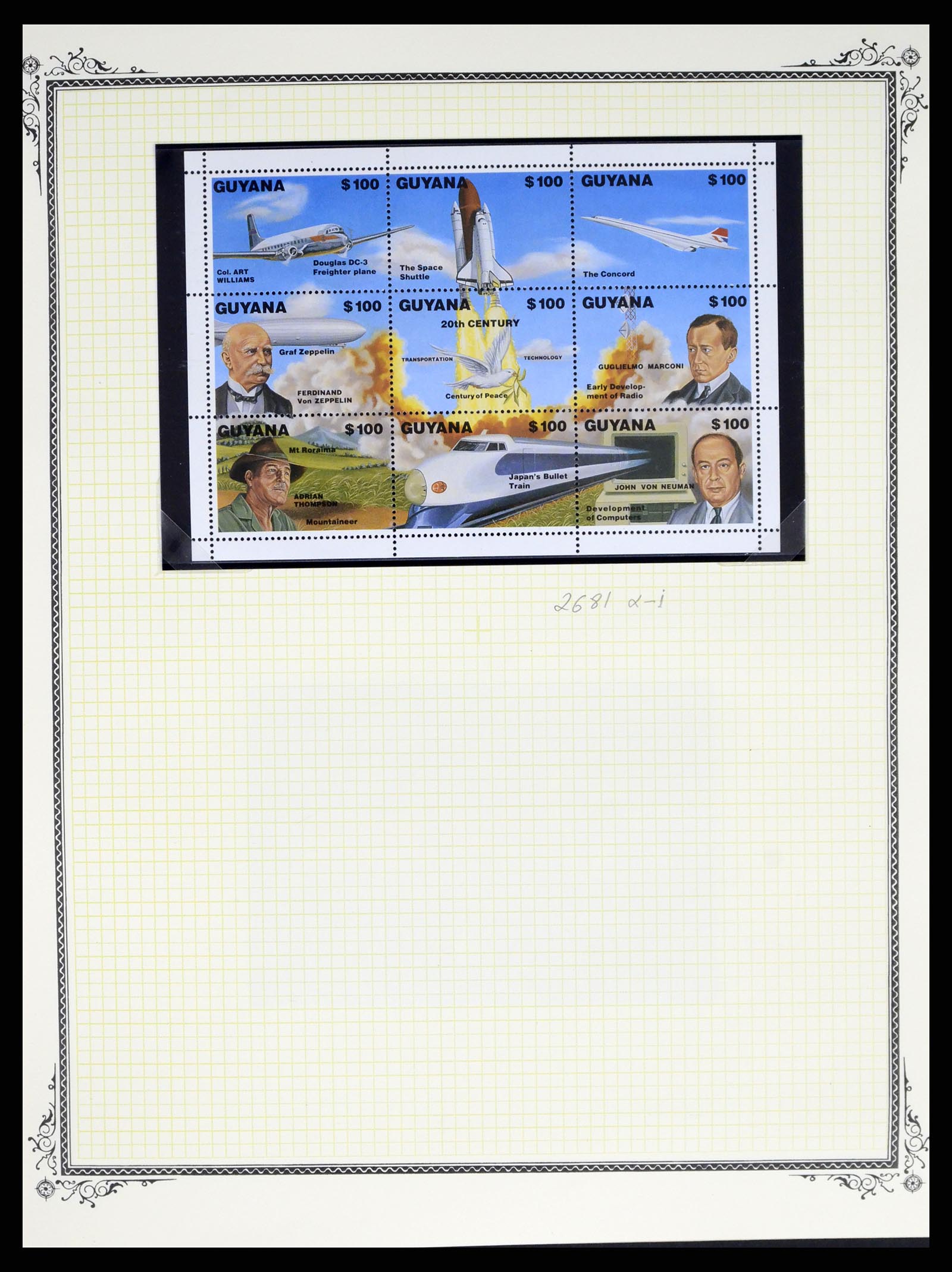 37728 117 - Postzegelverzameling 37728 Motief luchtpost 1930-2000.