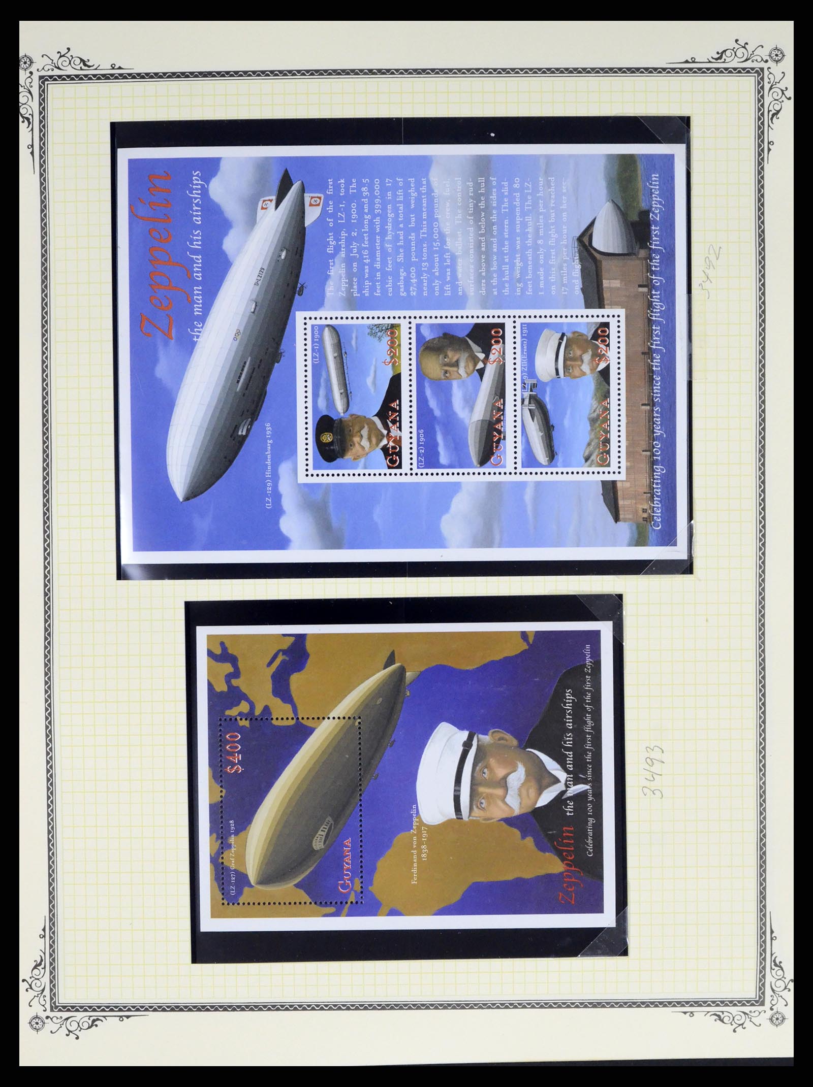 37728 119 - Postzegelverzameling 37728 Motief luchtpost 1930-2000.