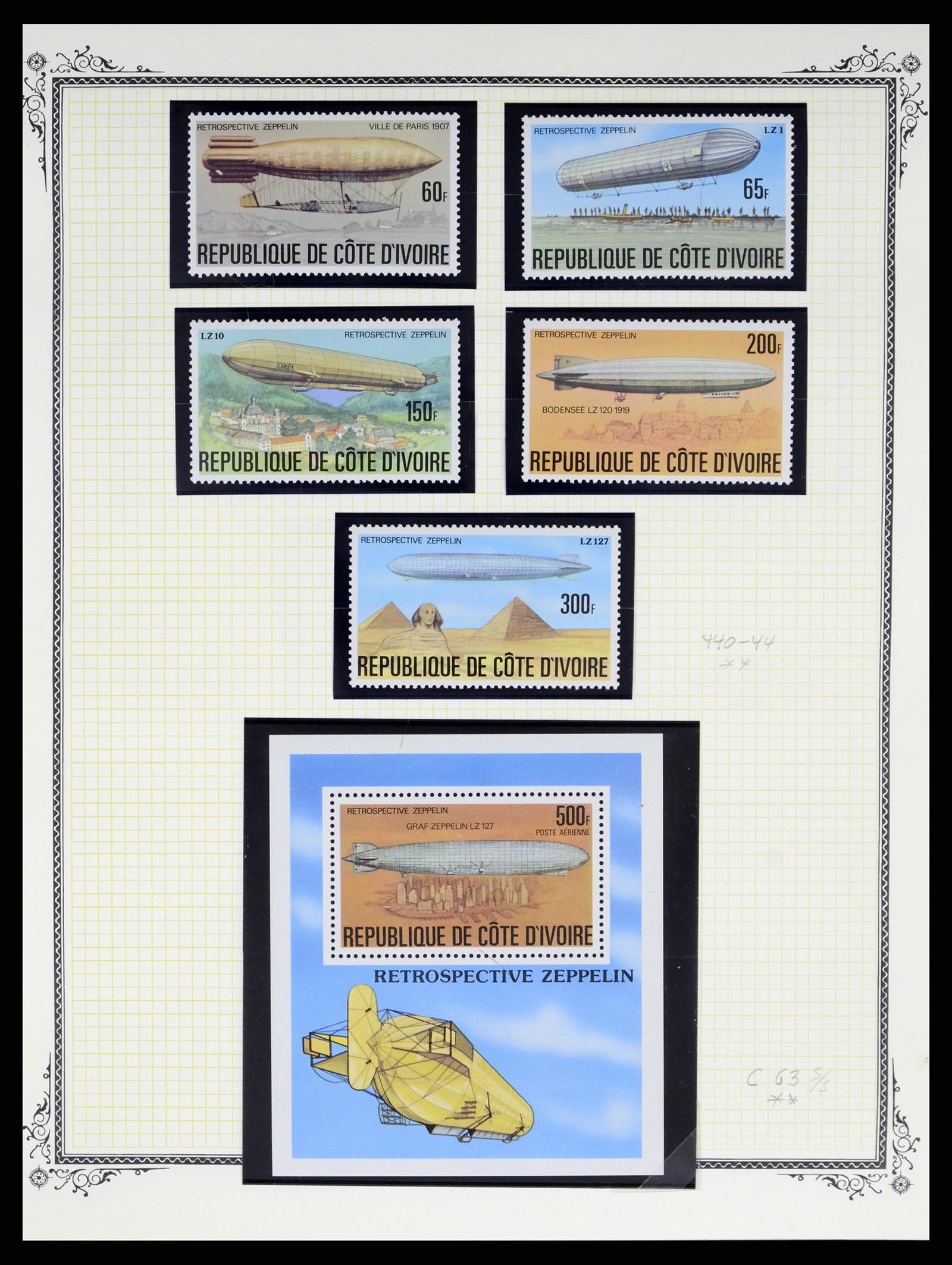 37728 166 - Postzegelverzameling 37728 Motief luchtpost 1930-2000.