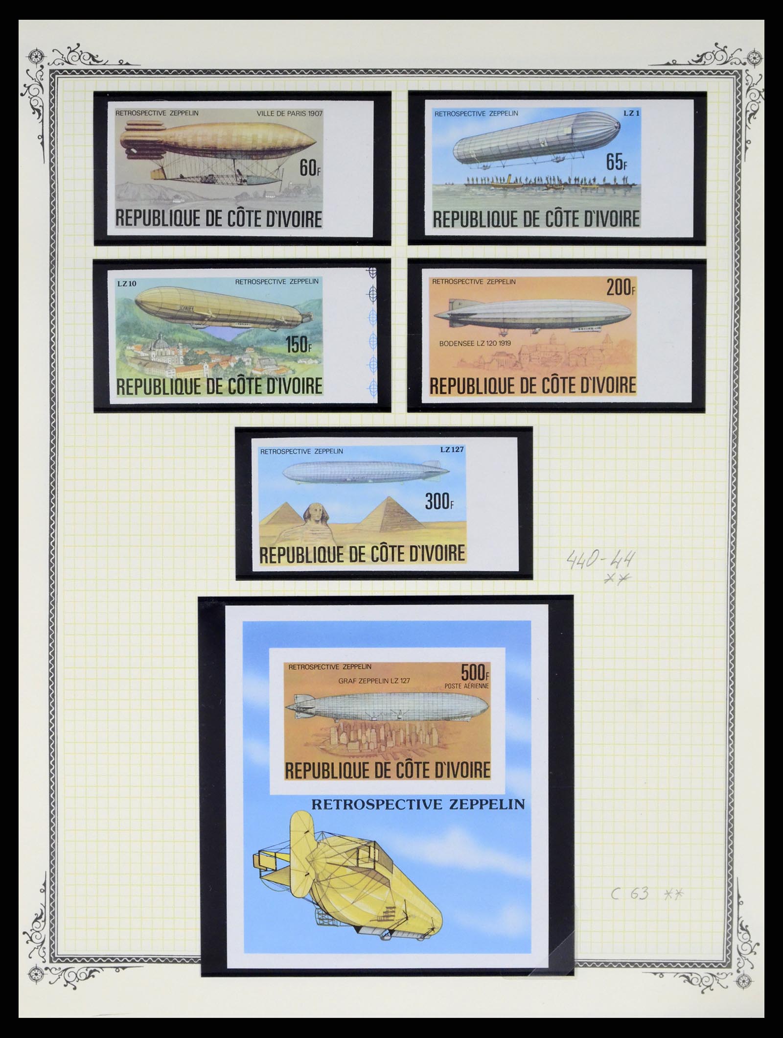 37728 167 - Postzegelverzameling 37728 Motief luchtpost 1930-2000.