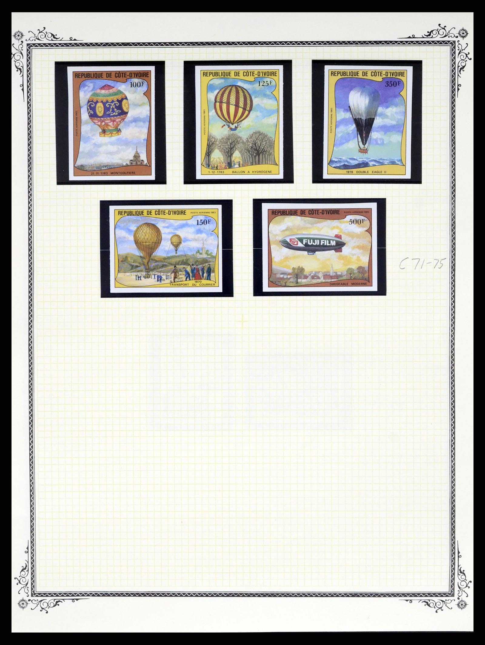 37728 170 - Postzegelverzameling 37728 Motief luchtpost 1930-2000.