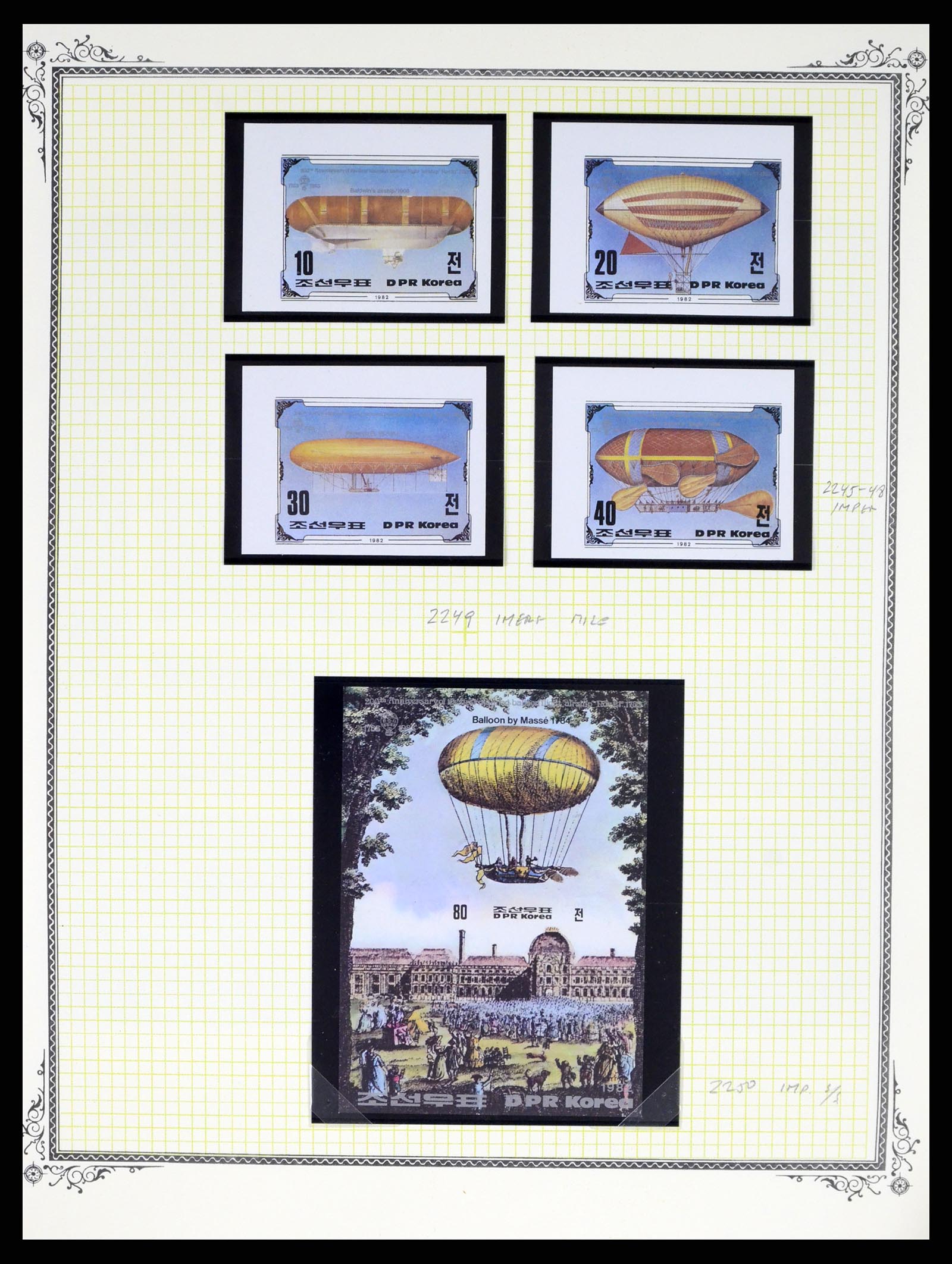 37728 180 - Postzegelverzameling 37728 Motief luchtpost 1930-2000.