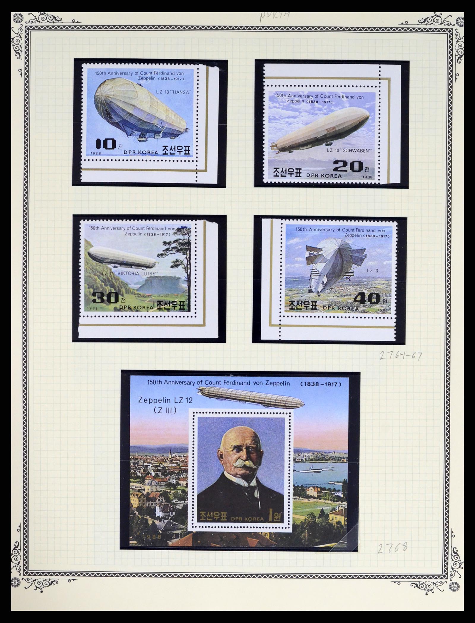 37728 187 - Postzegelverzameling 37728 Motief luchtpost 1930-2000.