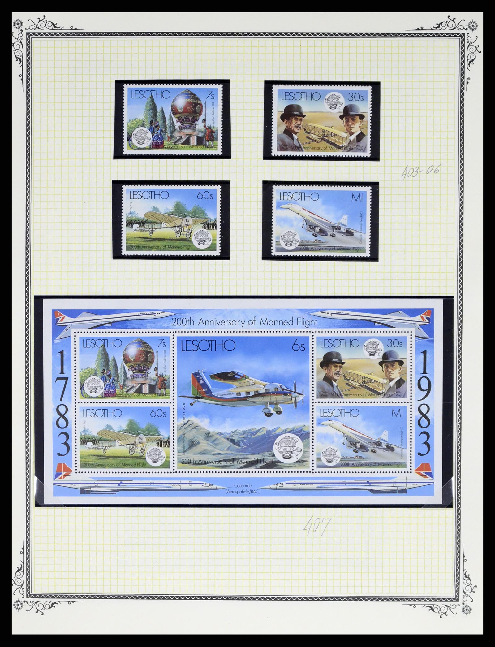 37728 193 - Postzegelverzameling 37728 Motief luchtpost 1930-2000.
