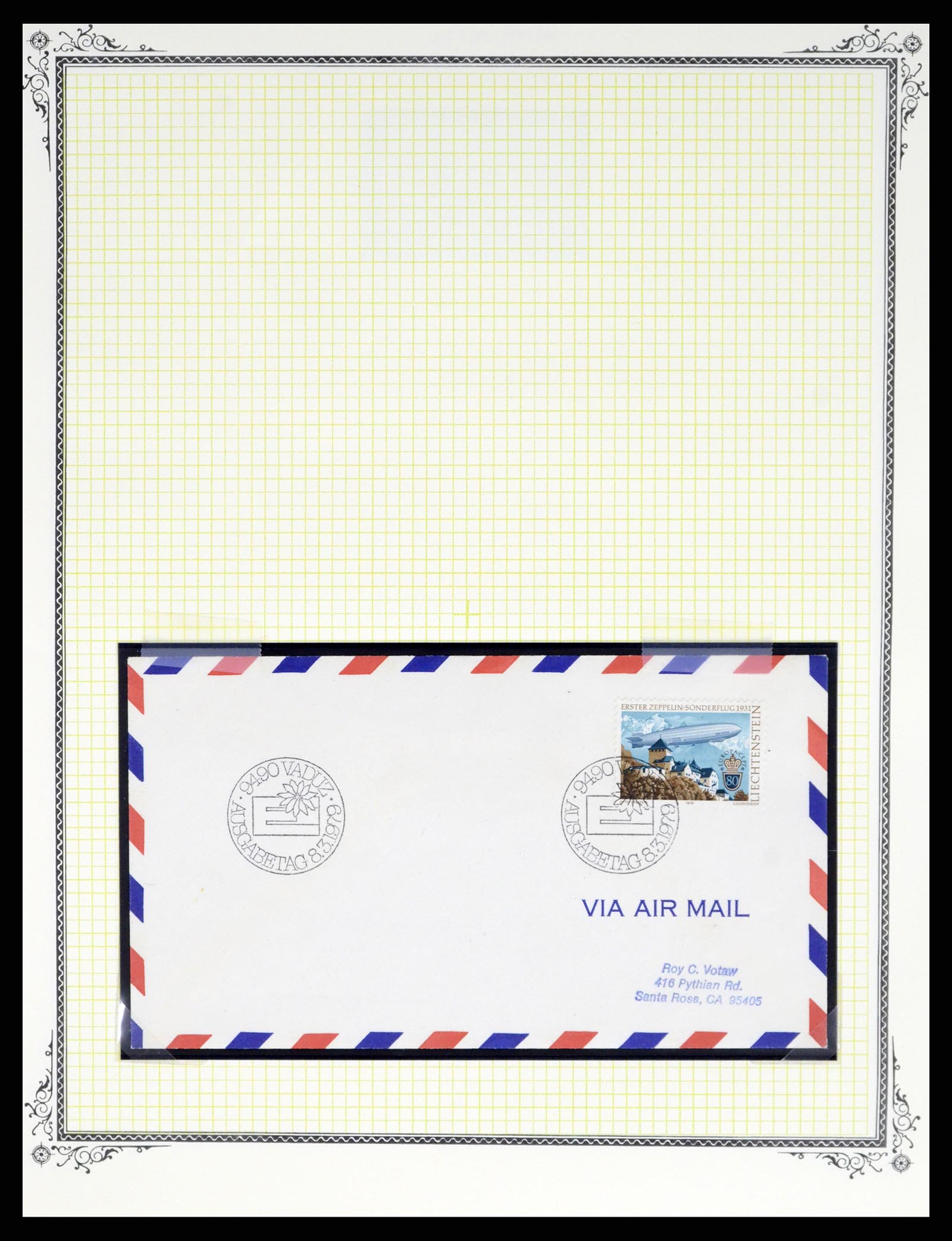 37728 196 - Postzegelverzameling 37728 Motief luchtpost 1930-2000.