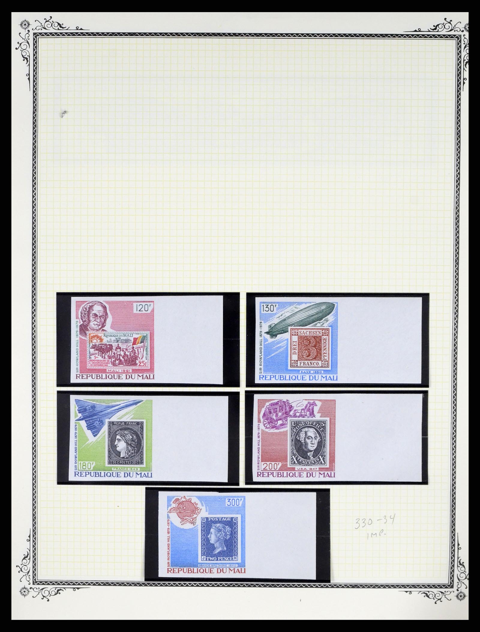 37728 201 - Postzegelverzameling 37728 Motief luchtpost 1930-2000.