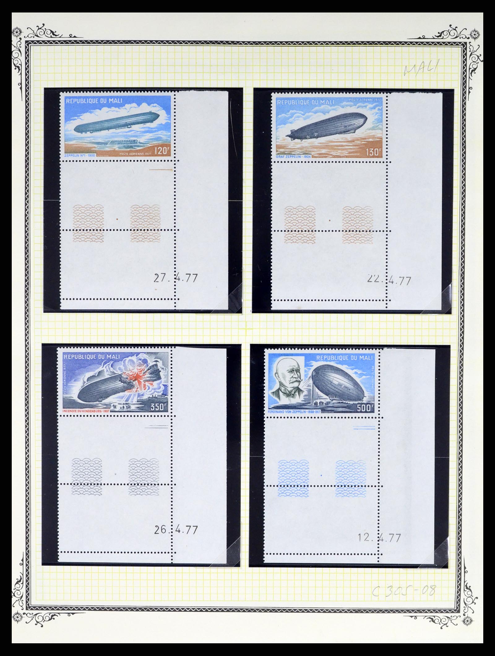37728 204 - Postzegelverzameling 37728 Motief luchtpost 1930-2000.