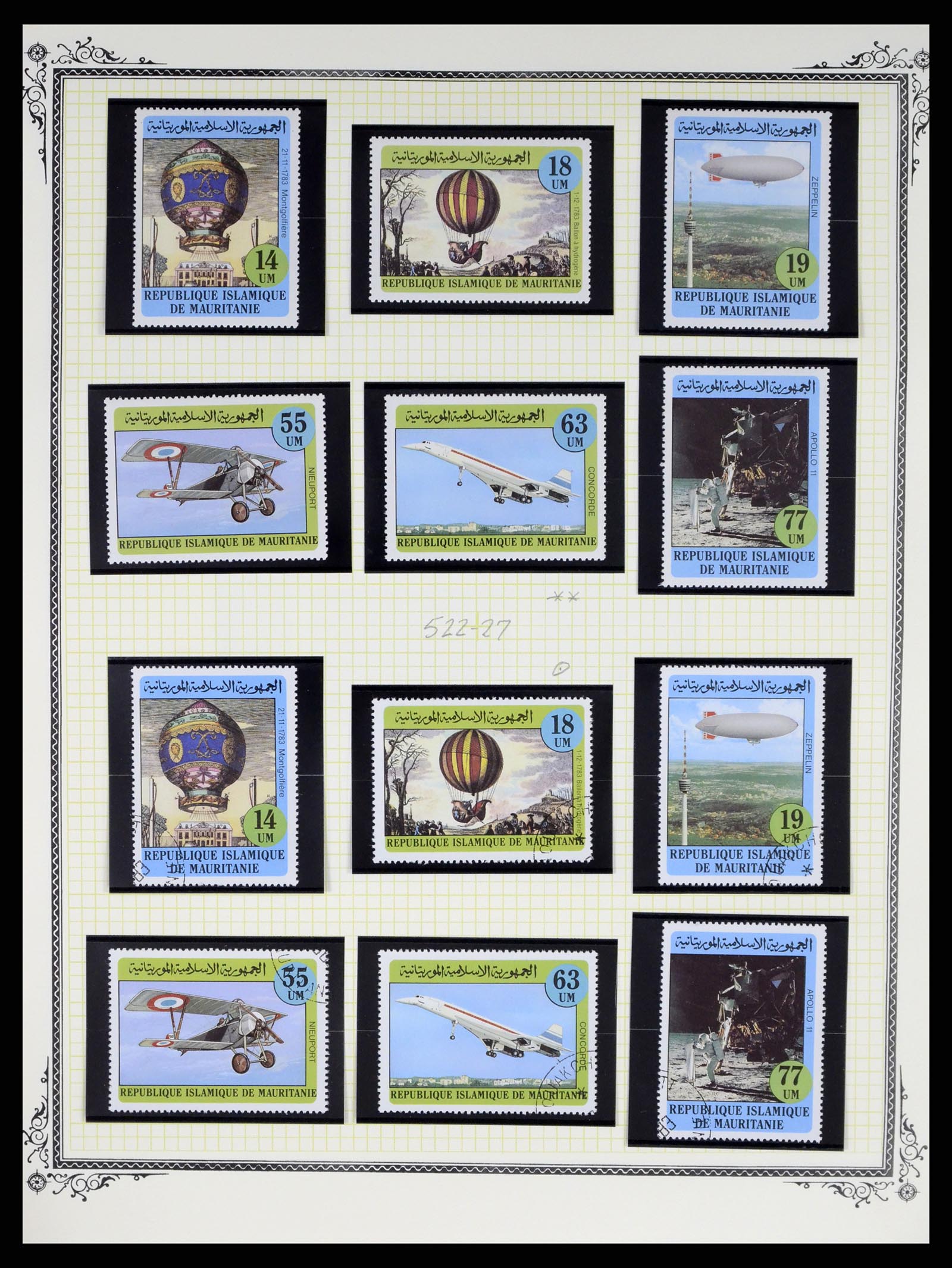 37728 207 - Postzegelverzameling 37728 Motief luchtpost 1930-2000.