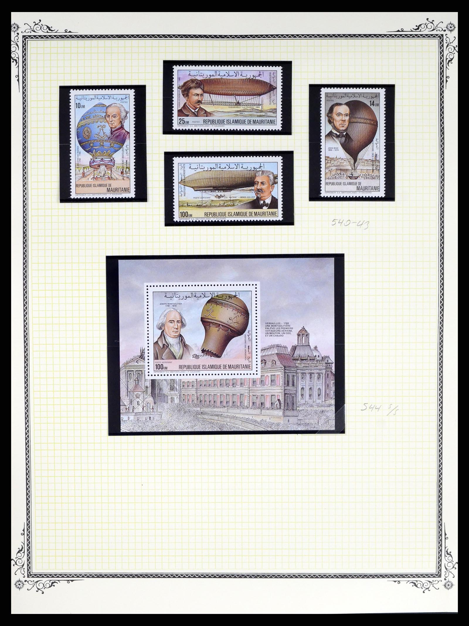 37728 208 - Postzegelverzameling 37728 Motief luchtpost 1930-2000.