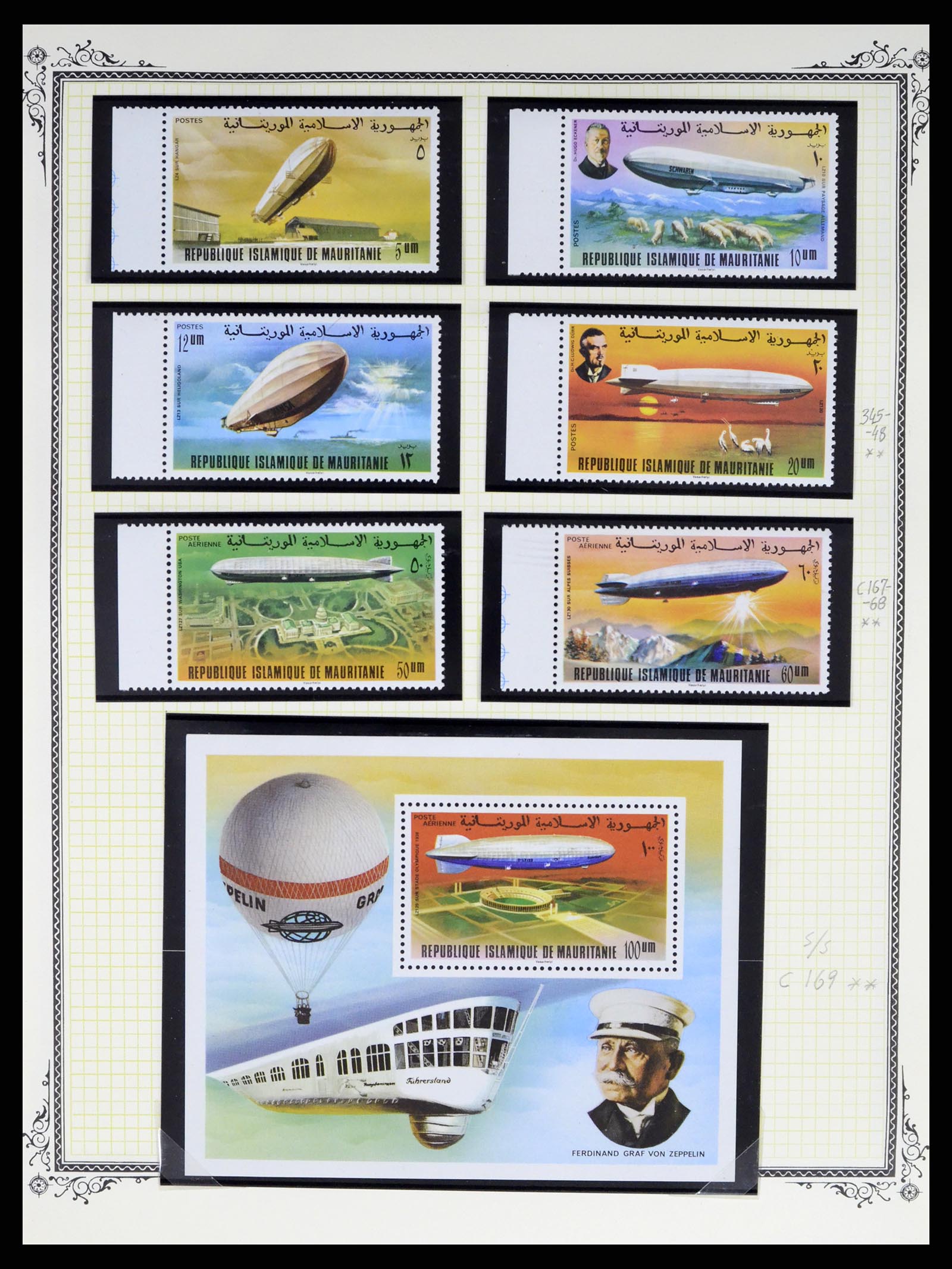 37728 210 - Postzegelverzameling 37728 Motief luchtpost 1930-2000.