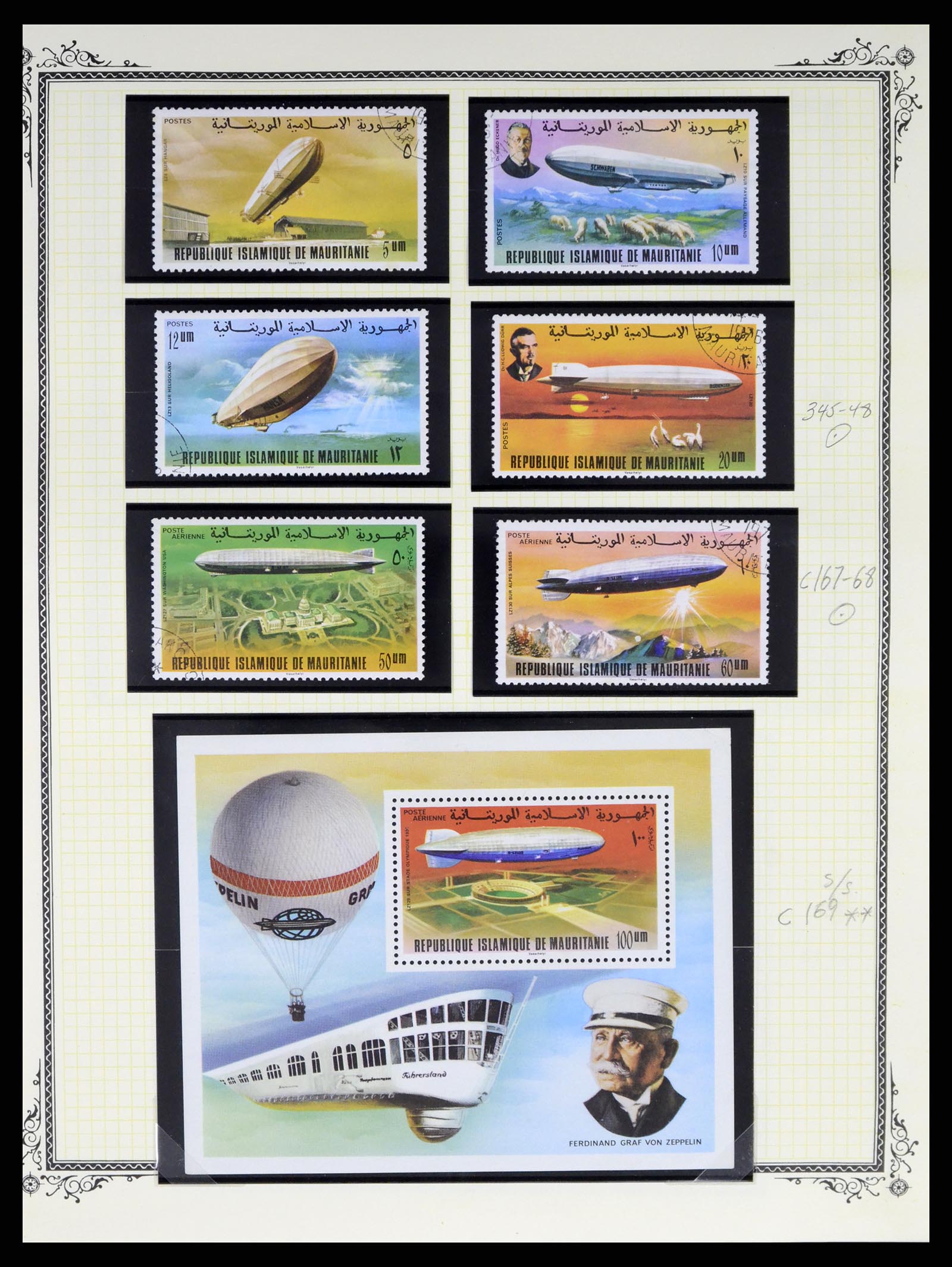 37728 211 - Postzegelverzameling 37728 Motief luchtpost 1930-2000.