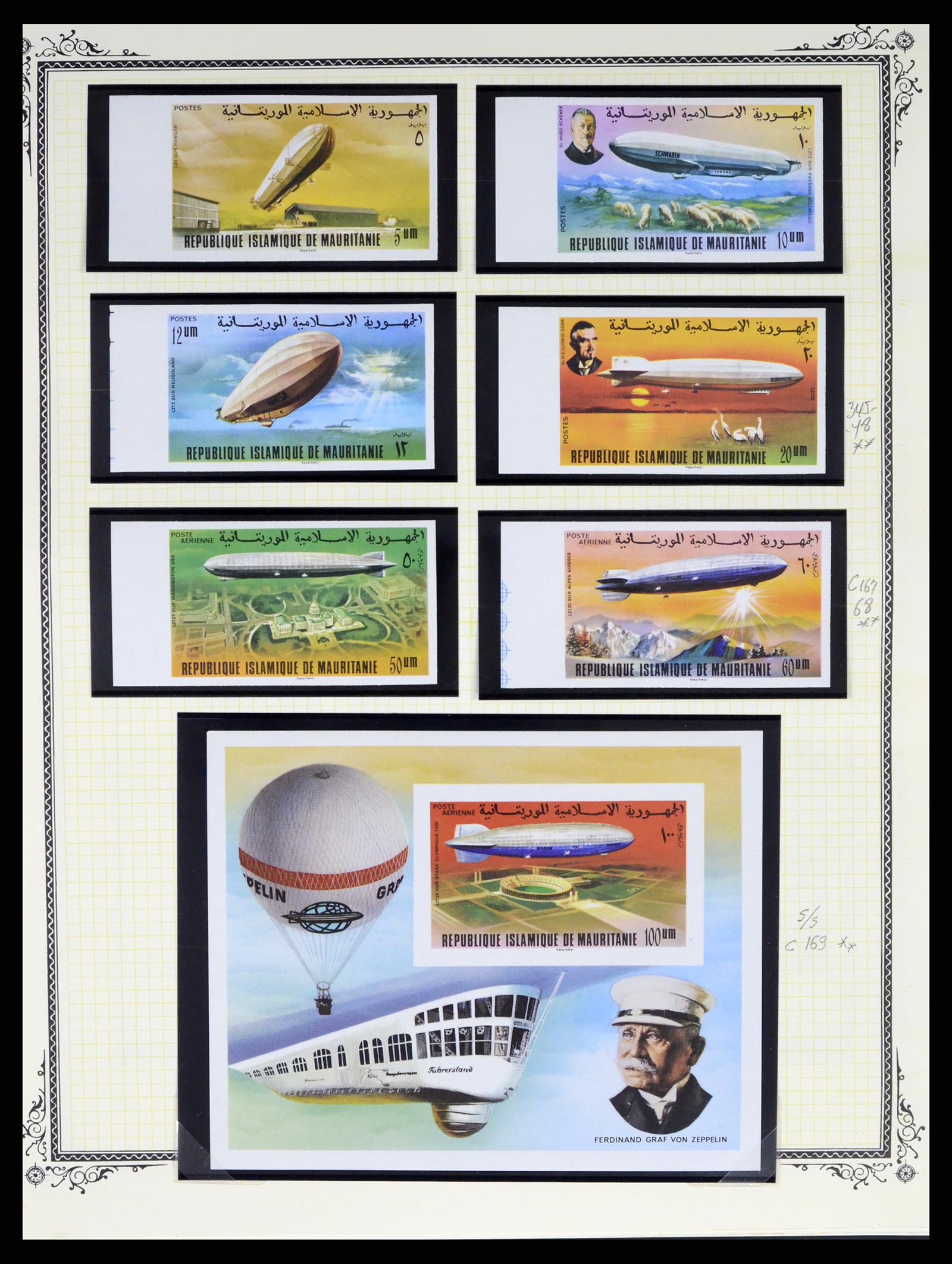 37728 212 - Postzegelverzameling 37728 Motief luchtpost 1930-2000.
