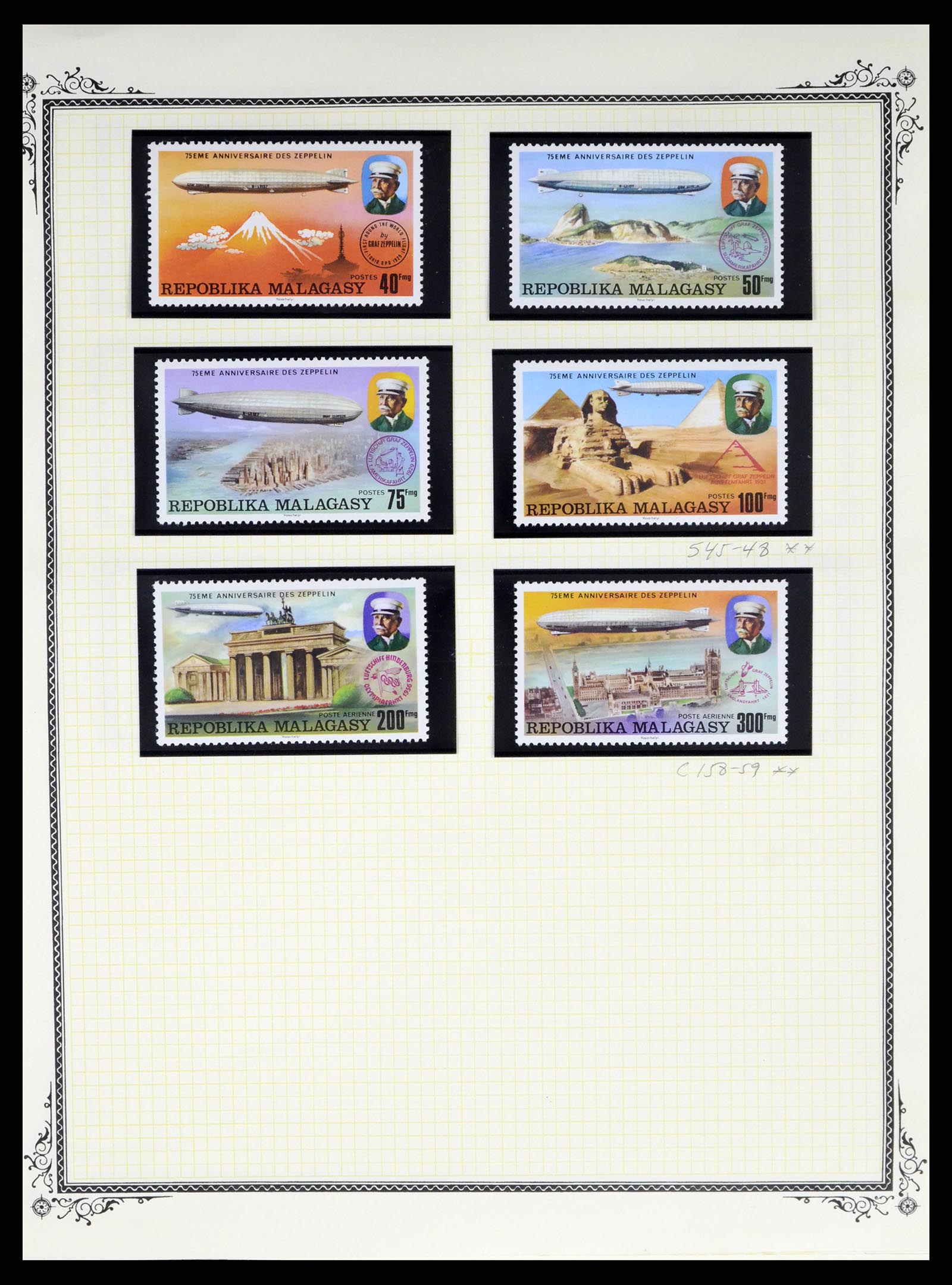 37728 220 - Postzegelverzameling 37728 Motief luchtpost 1930-2000.