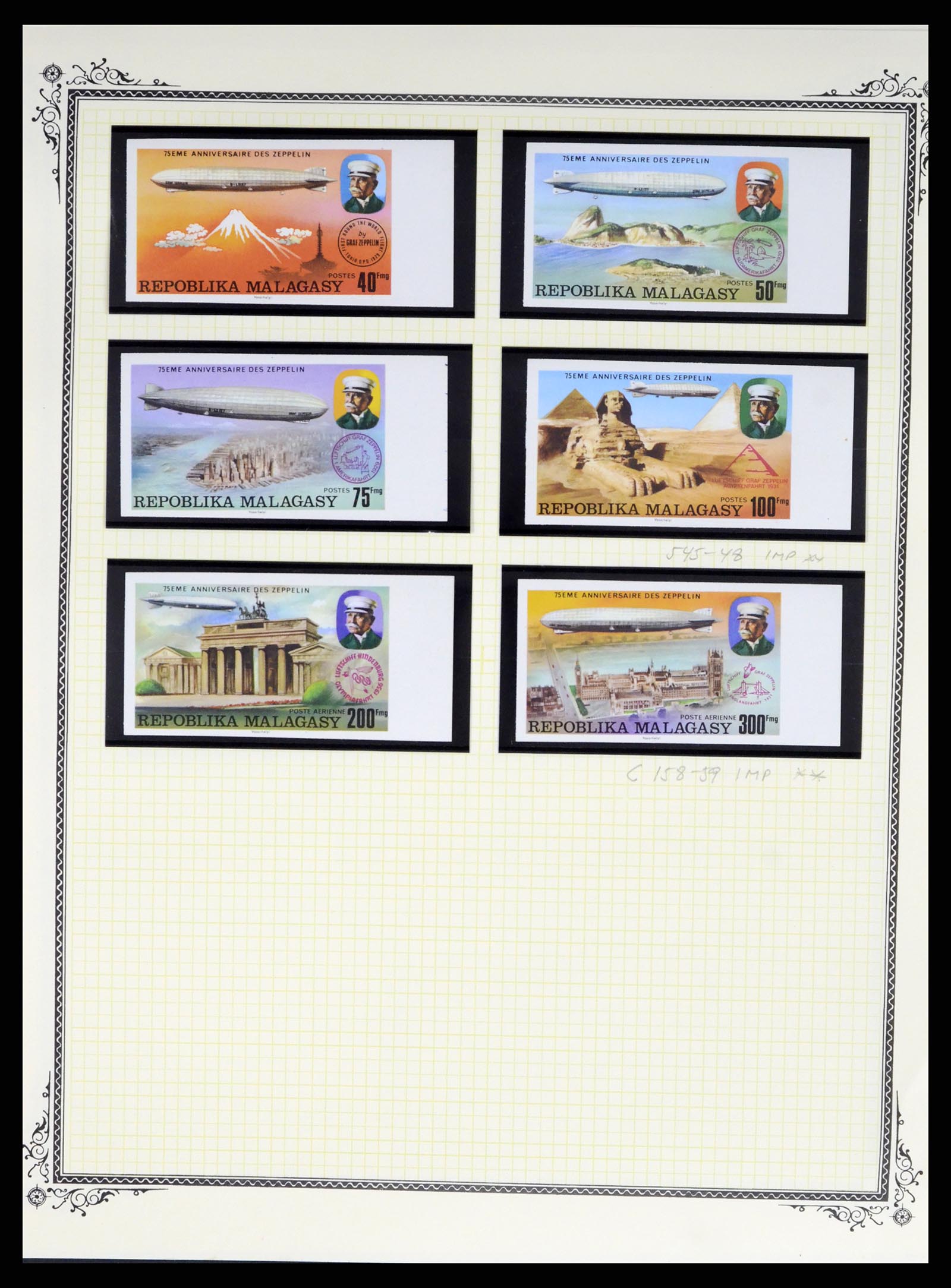 37728 221 - Postzegelverzameling 37728 Motief luchtpost 1930-2000.