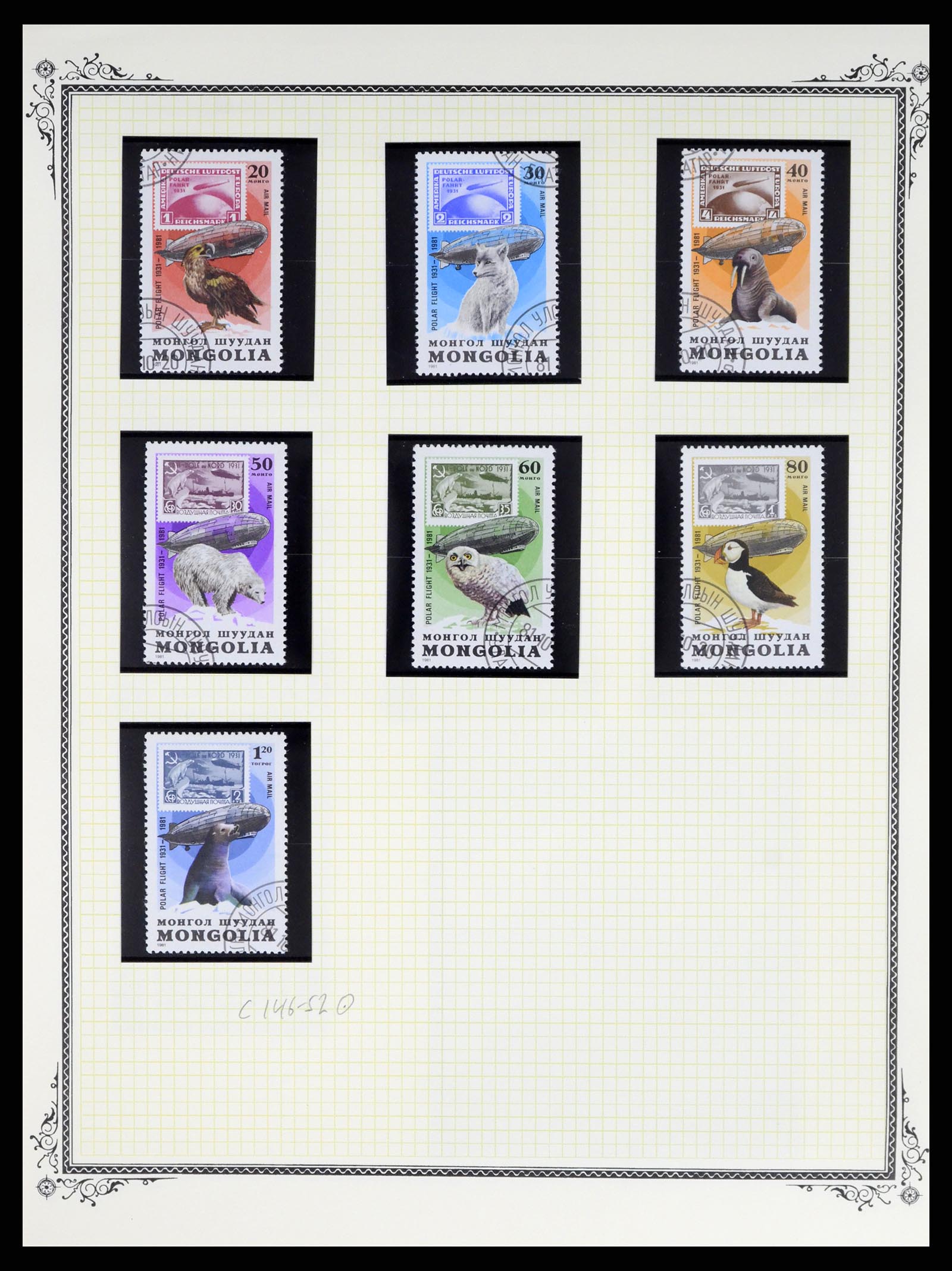 37728 228 - Postzegelverzameling 37728 Motief luchtpost 1930-2000.