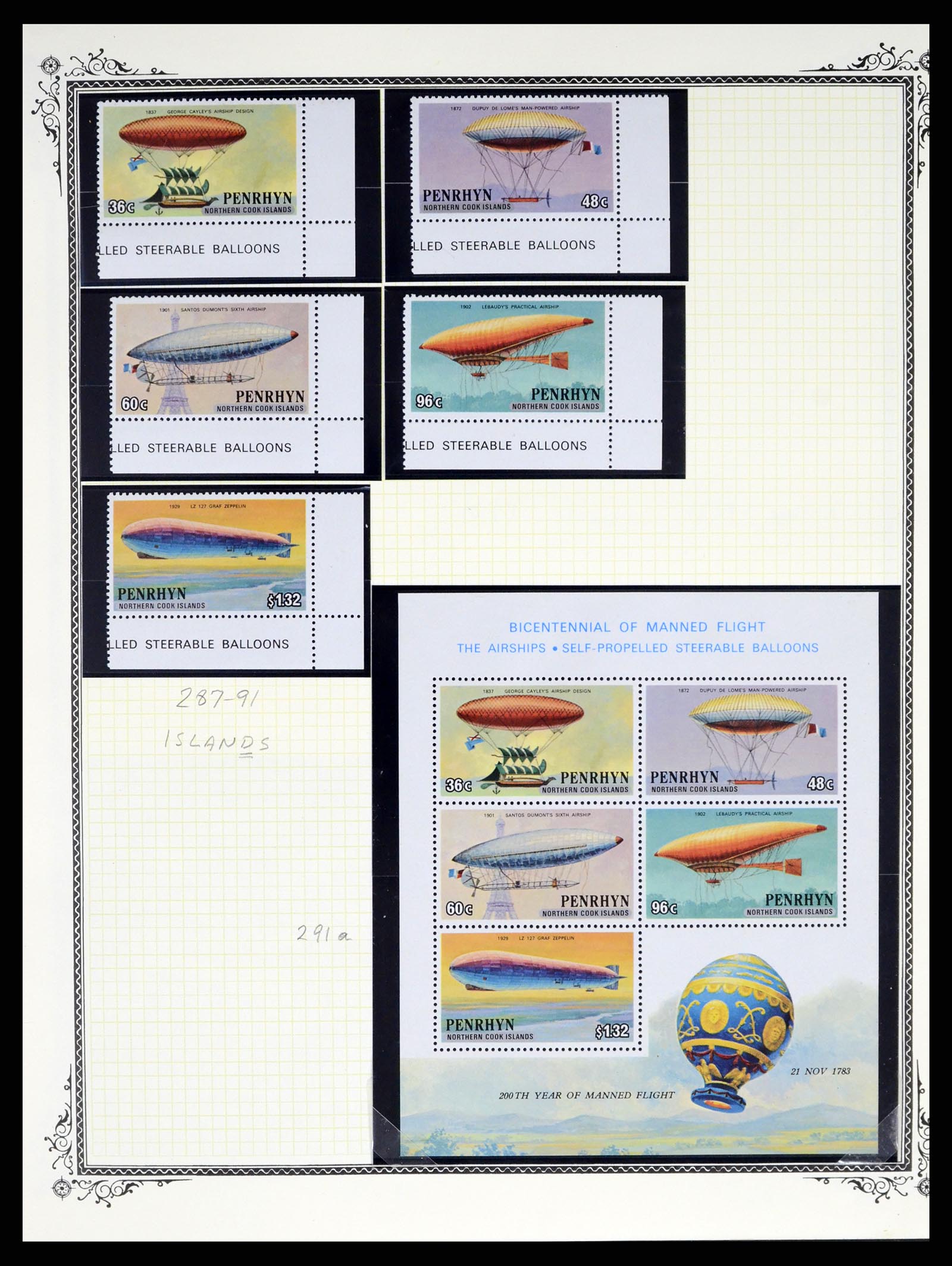 37728 267 - Postzegelverzameling 37728 Motief luchtpost 1930-2000.