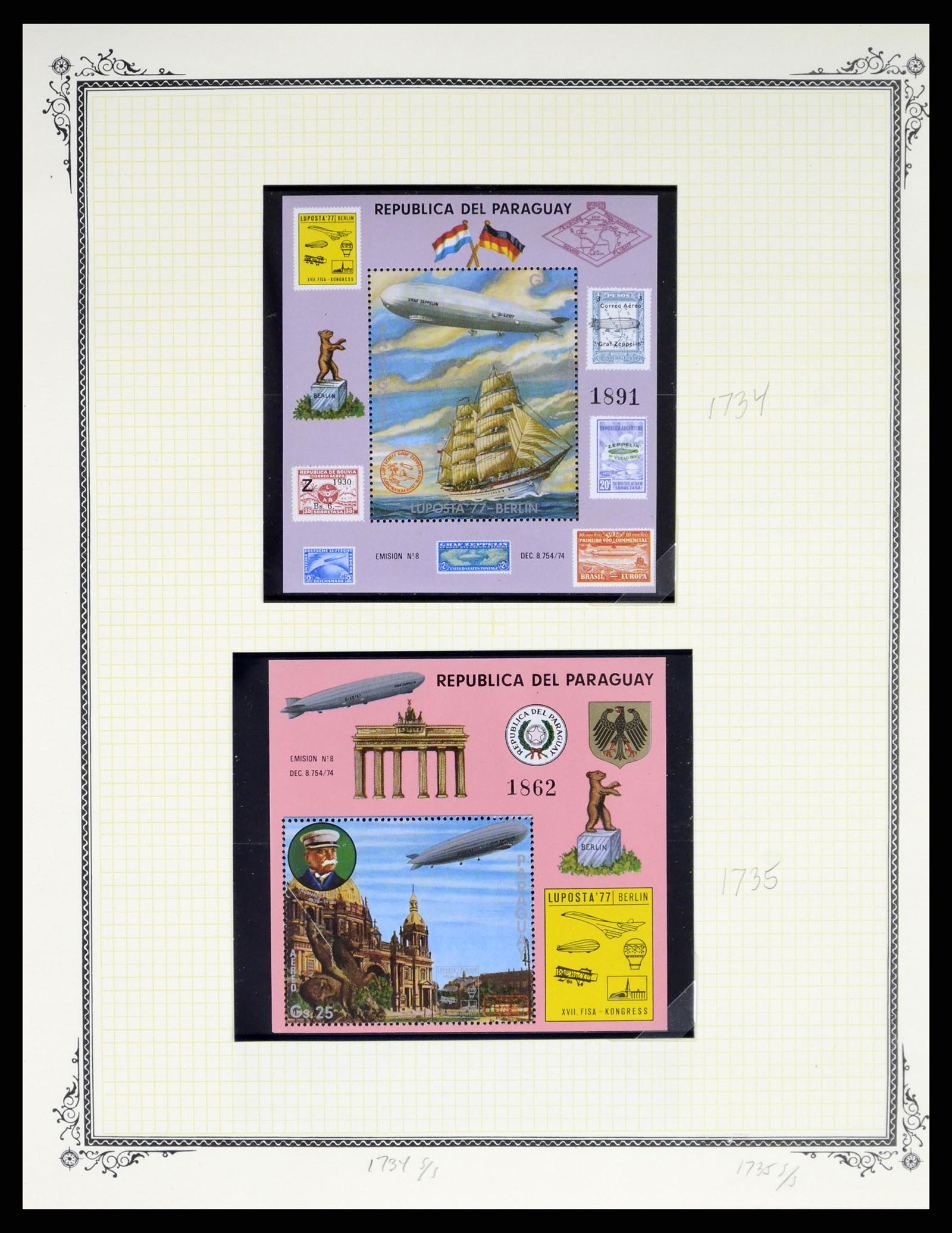 37728 270 - Postzegelverzameling 37728 Motief luchtpost 1930-2000.