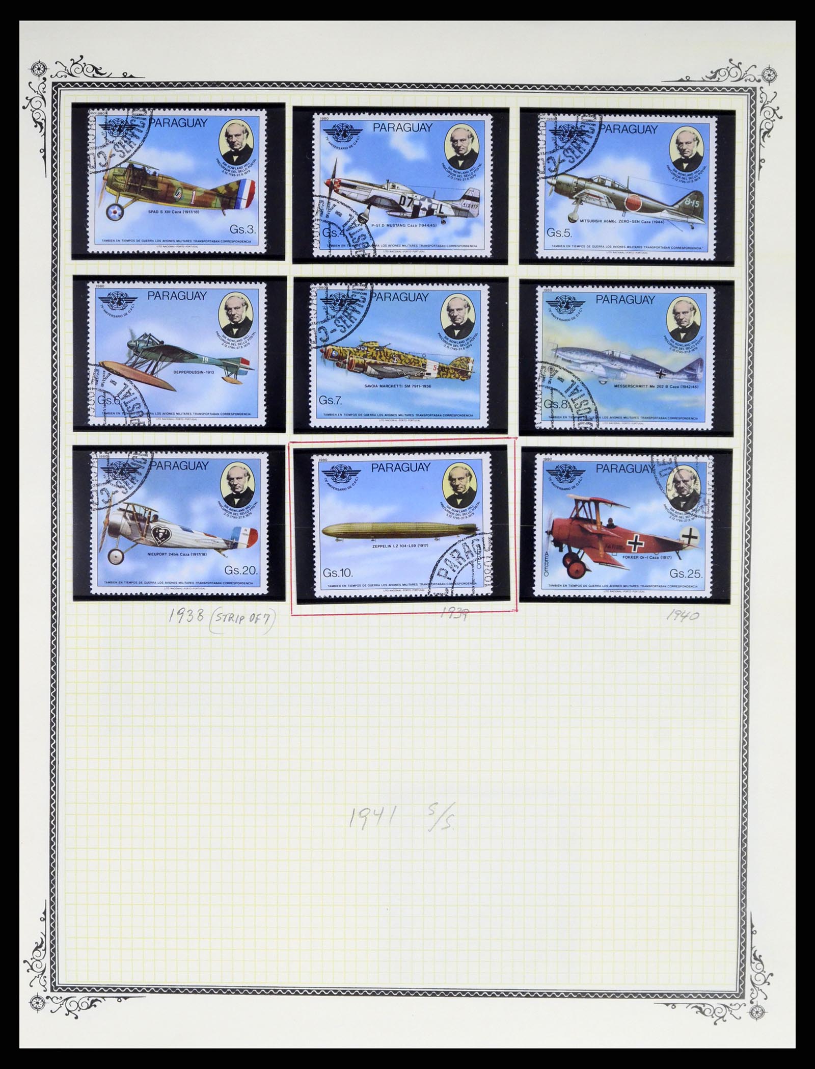 37728 274 - Postzegelverzameling 37728 Motief luchtpost 1930-2000.