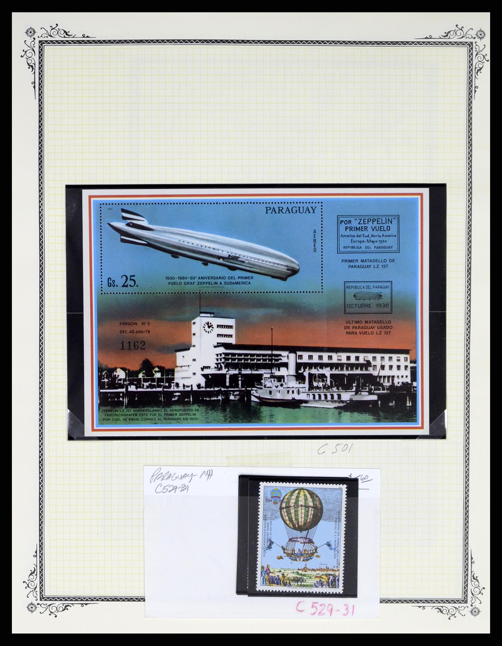 37728 275 - Postzegelverzameling 37728 Motief luchtpost 1930-2000.